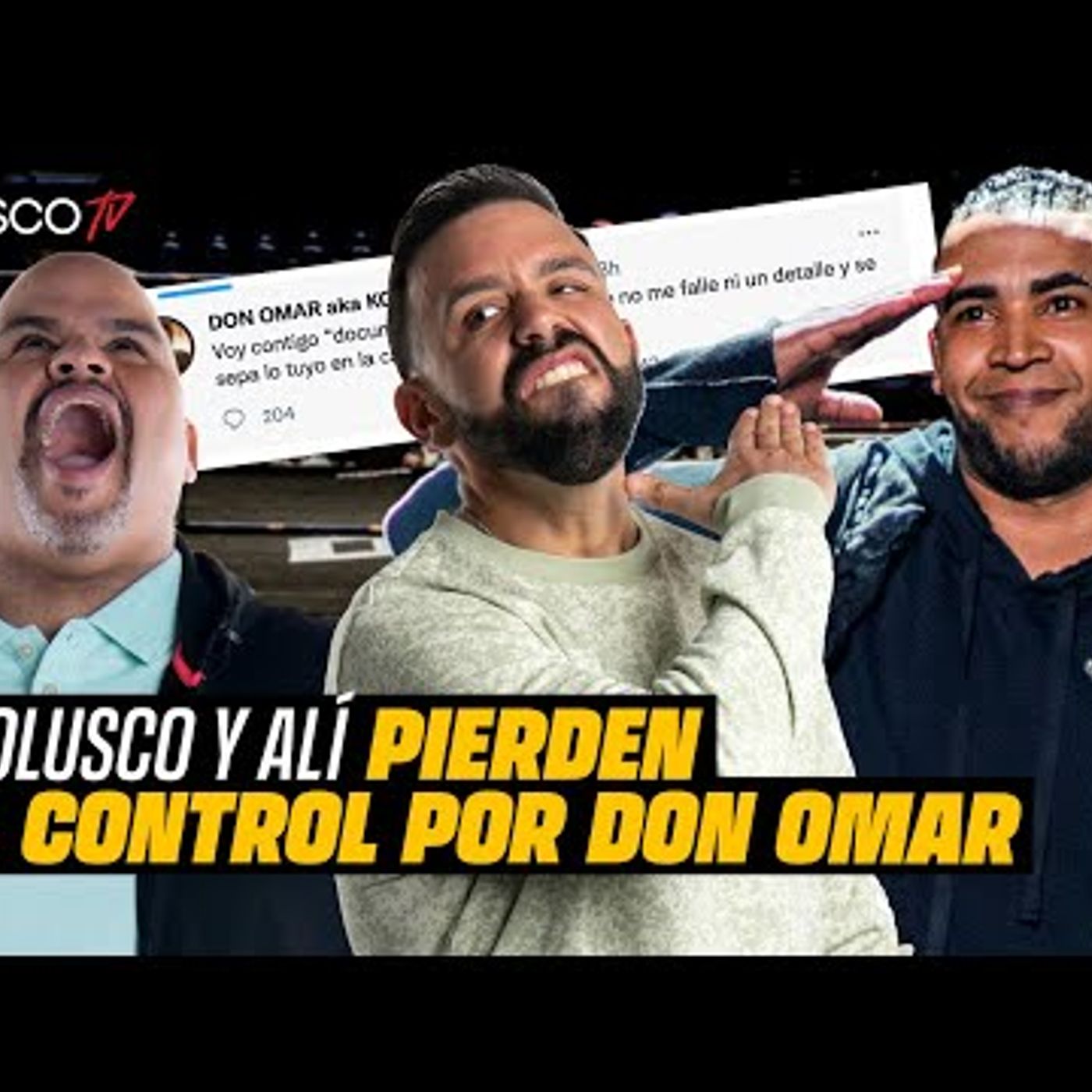 310. Si Don Omar no quiere grabar, Que se Jod@ él. Alí y Molusco se van personal