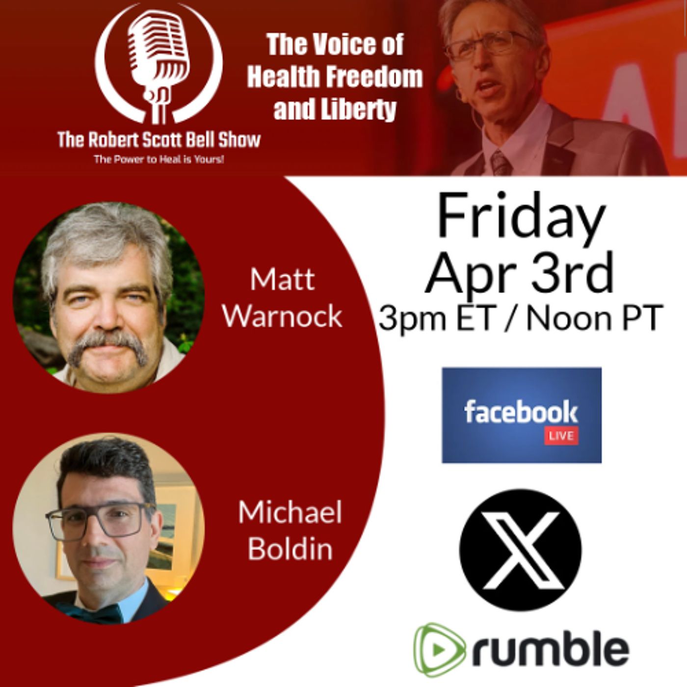 MAHA's EPA Demand, Matt Warnock, Ridgecrest Herbals, Botanical Solutions, Michael Boldin, Tenth Amendment Center - The RSB Show 4-3-26 episode artwork