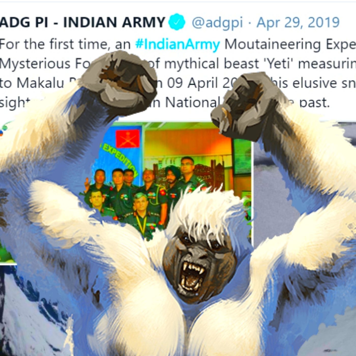 The Indian Army Claims To Have Found Evidence Of The Yeti episode artwork
