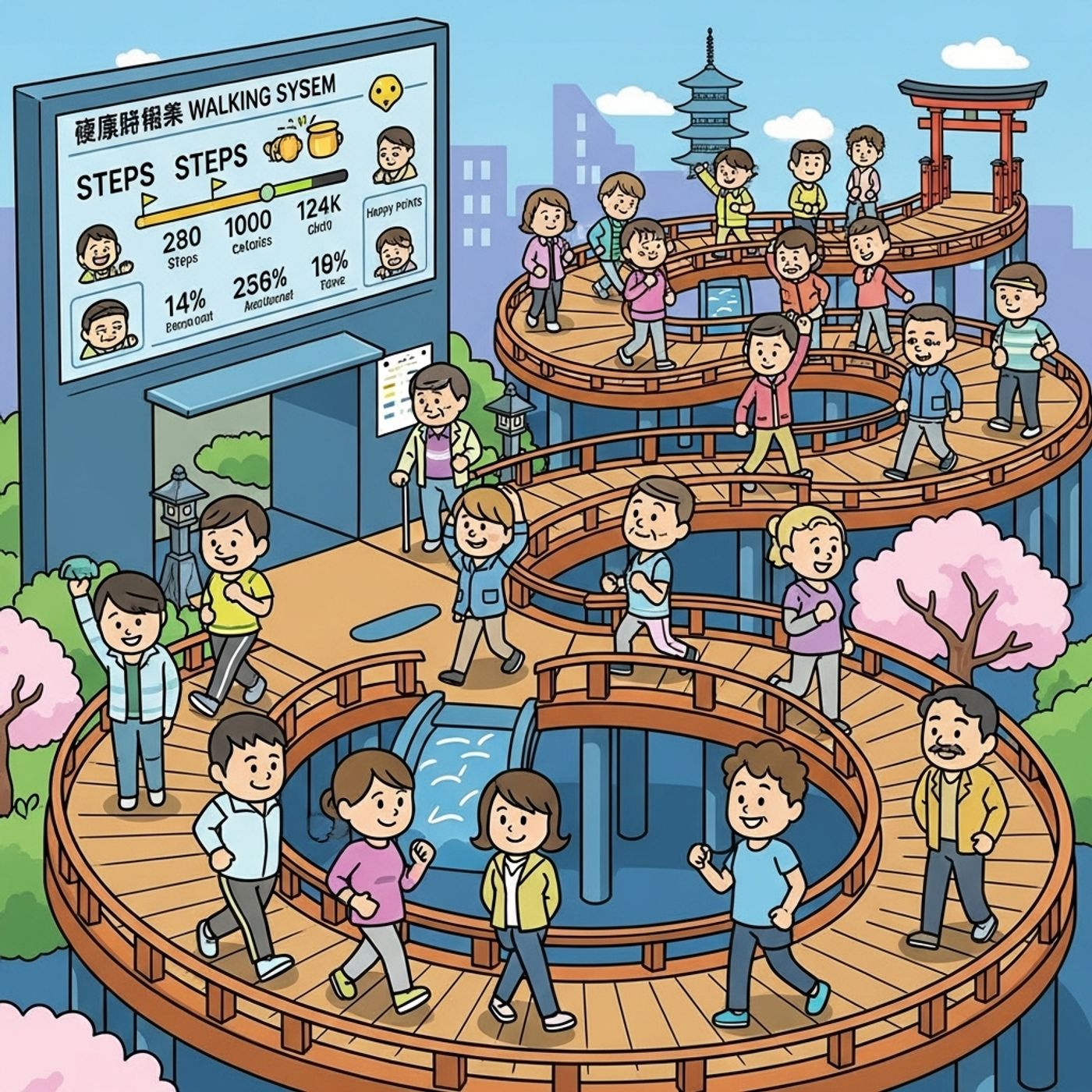 The Japanese Walk to Longevity: How 30 Minutes a Day Adds Years to Your Life