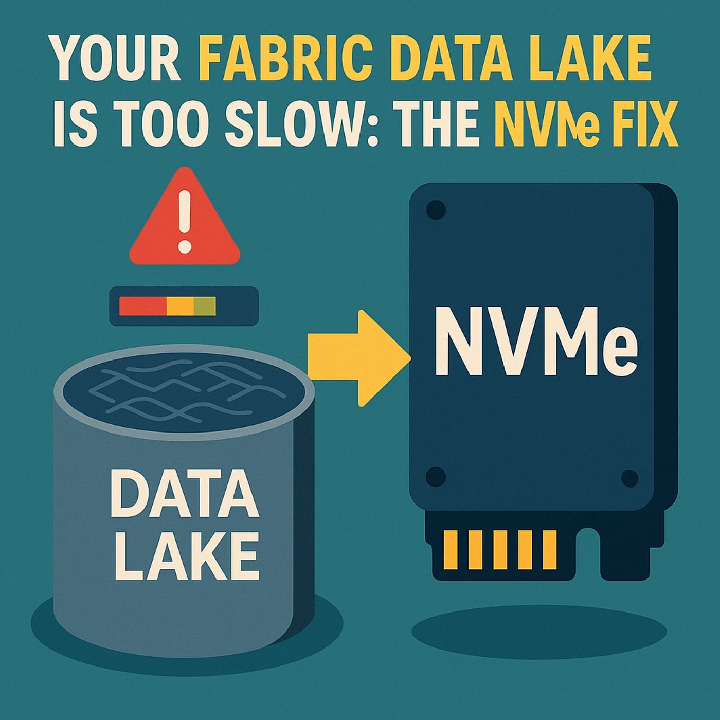 Your Fabric Data Lake Is Too Slow: The NVMe Fix