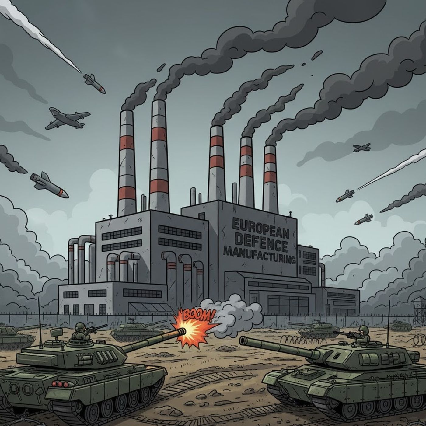 Adeus à Diplomacia? A corrida armamentista que está transformando a economia europeia em um bunker