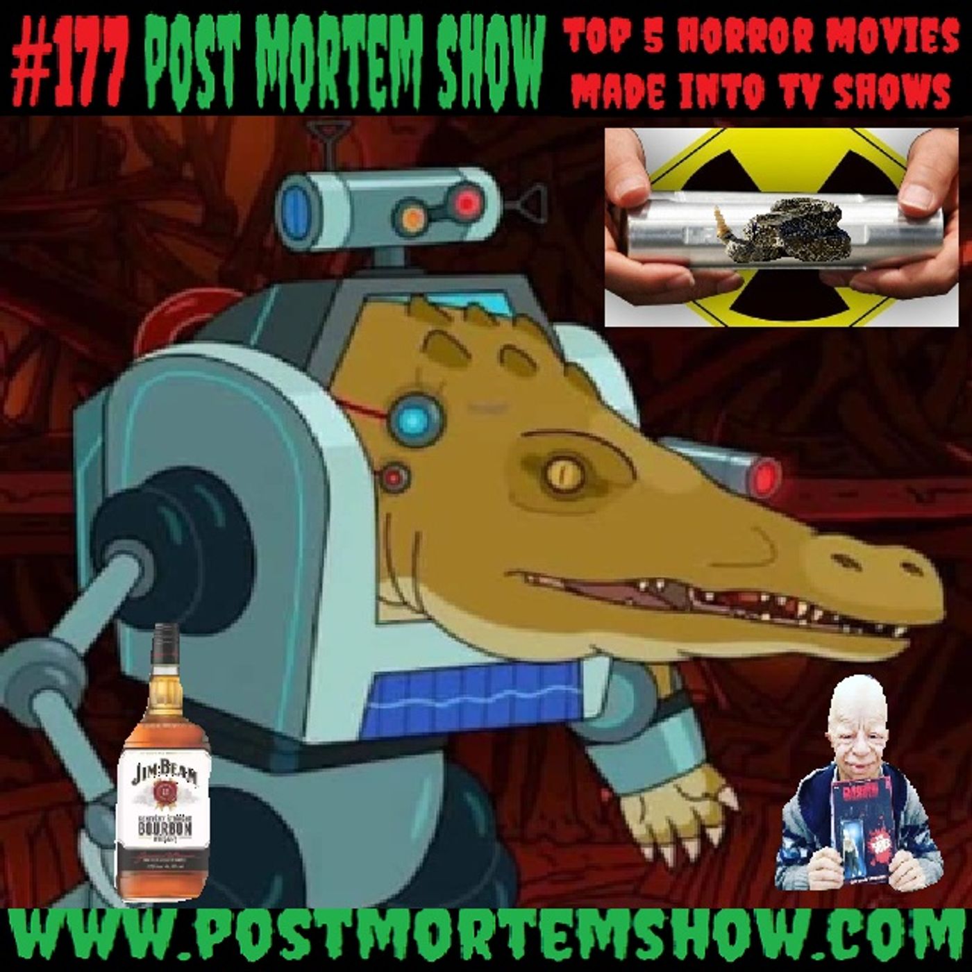 e177 - Uranium Bribery Never Fails (Top 5 Horror Movies Made into TV shows) episode artwork