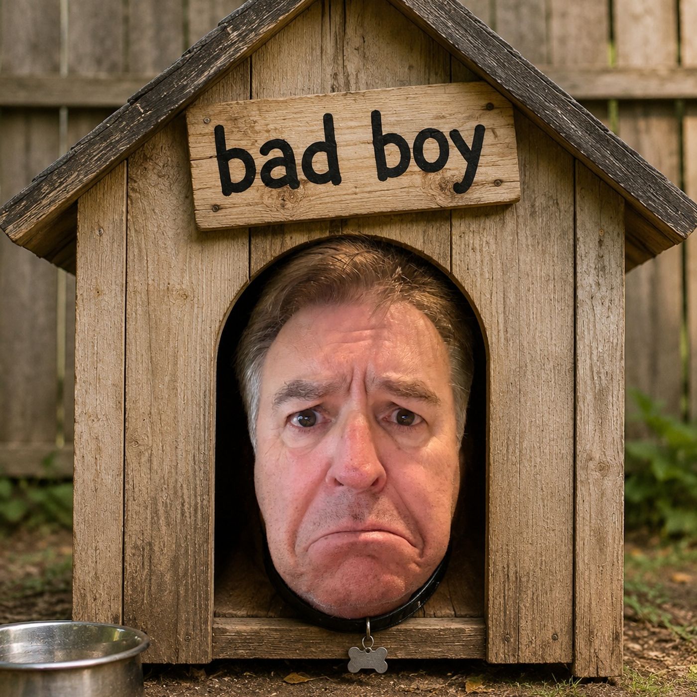 (Joke of the Day)  Steve Is in His Wife Terri’s Doghouse episode artwork