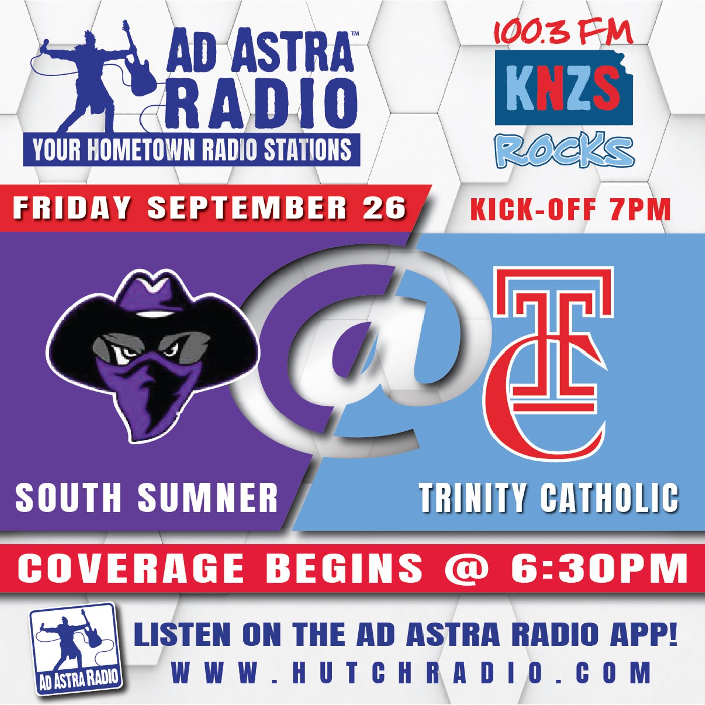 Hutch Trinity Celtics hosts South Sumner County Outlaws Football (September 26, 2025) episode artwork