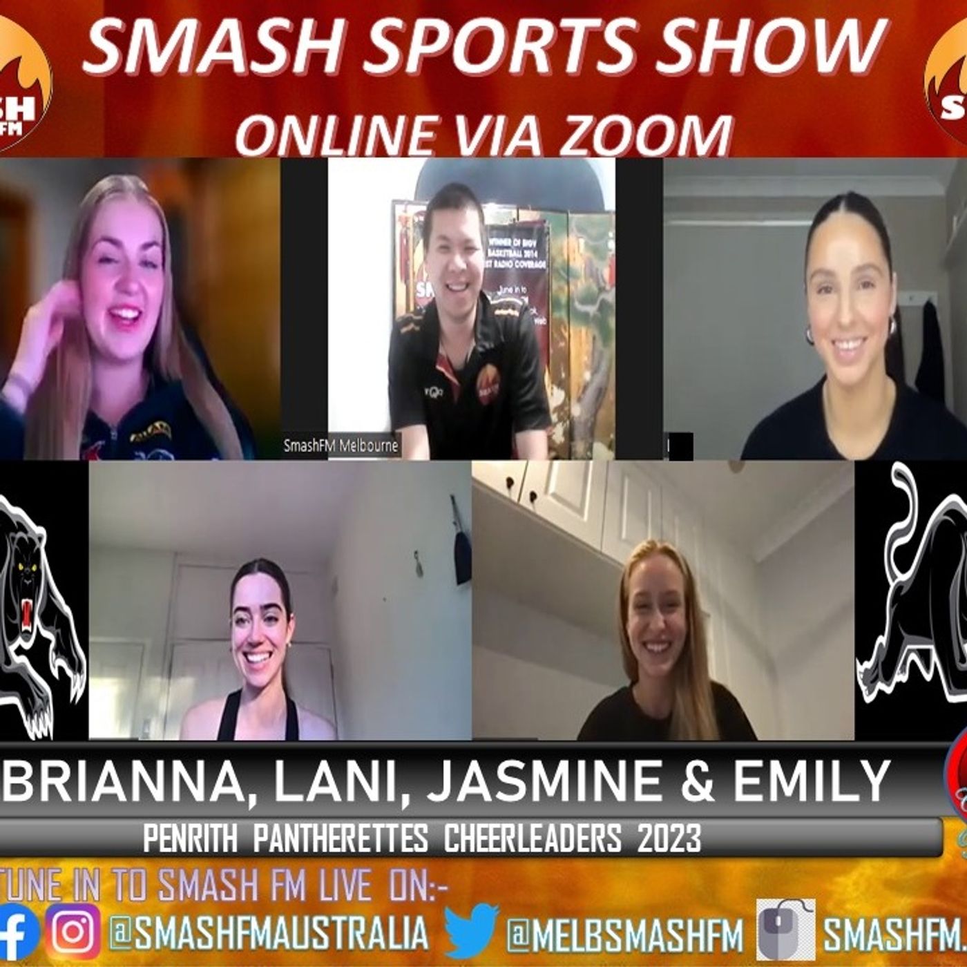 SSS10THYR: Penrith Pantherettes Cheerleaders Interviews 111023