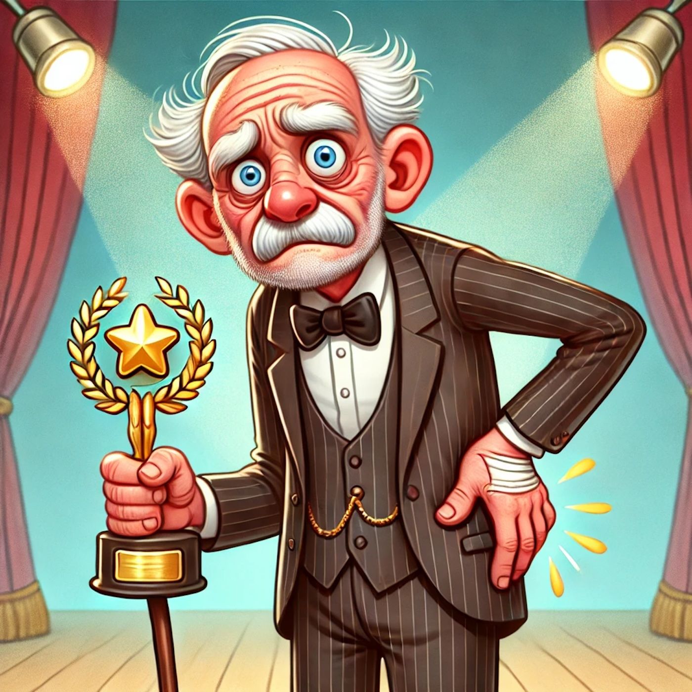 "I don't deserve this award, but I have arthritis and I don't deserve that either." episode artwork