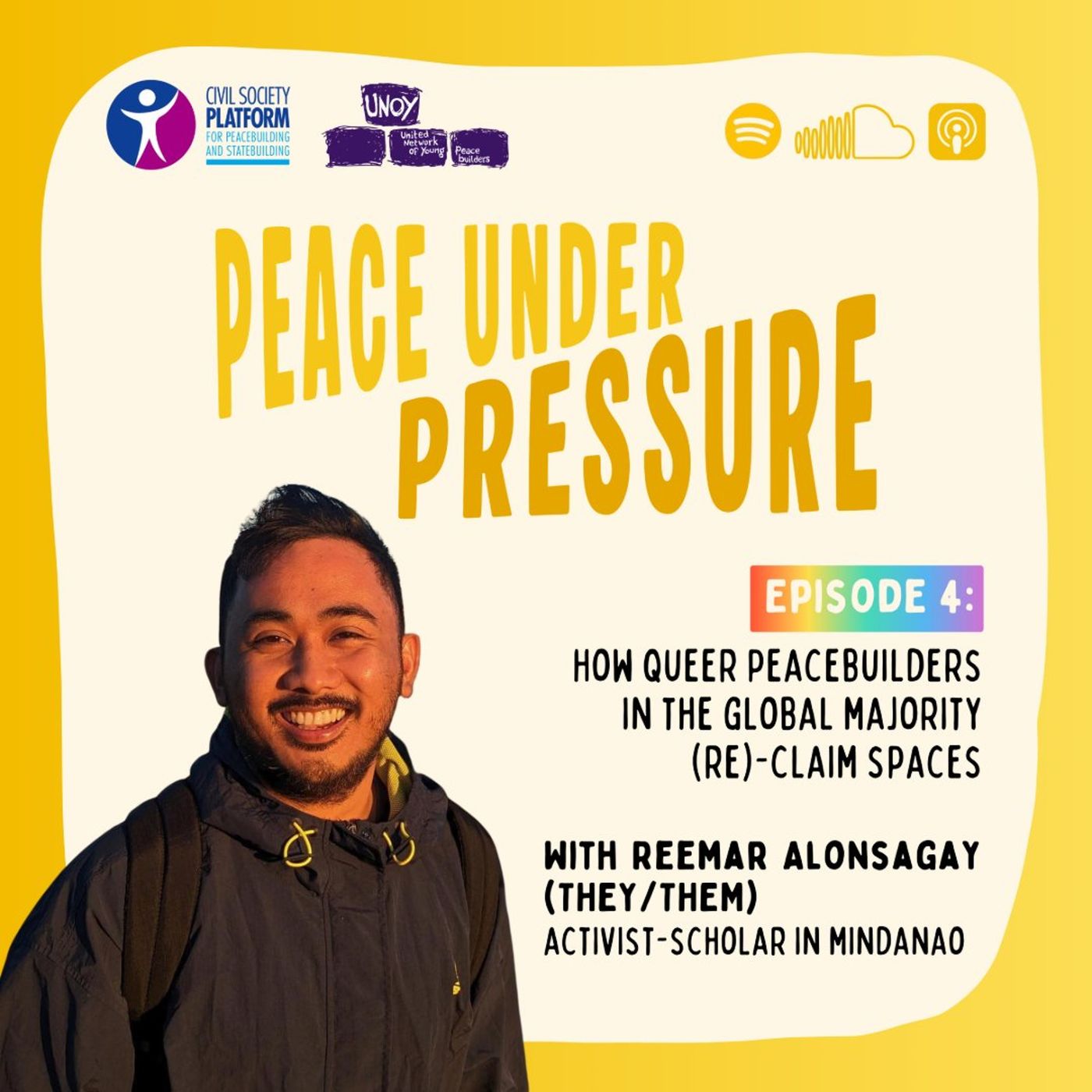 How queer peacebuilders in the Global Majority (re)-claim spaces (S10 E04) episode artwork