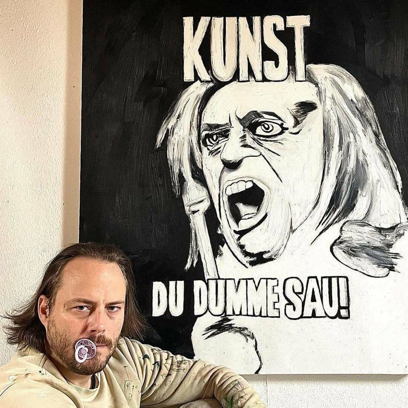 DIRK BAUMANNS - Maler, Collagist, Performer, Aktivist & Idealist - "WTF - What the Fake" - Kunstverein Montez - Frankfurt - [ GERMANY ] episode artwork