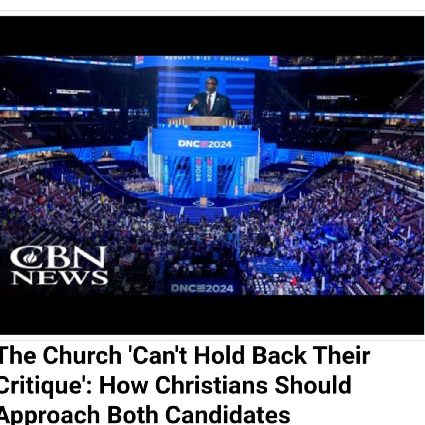 The Church 'Can't Hold Back Their Critique': How Christians Should Approach Both Candidates episode artwork