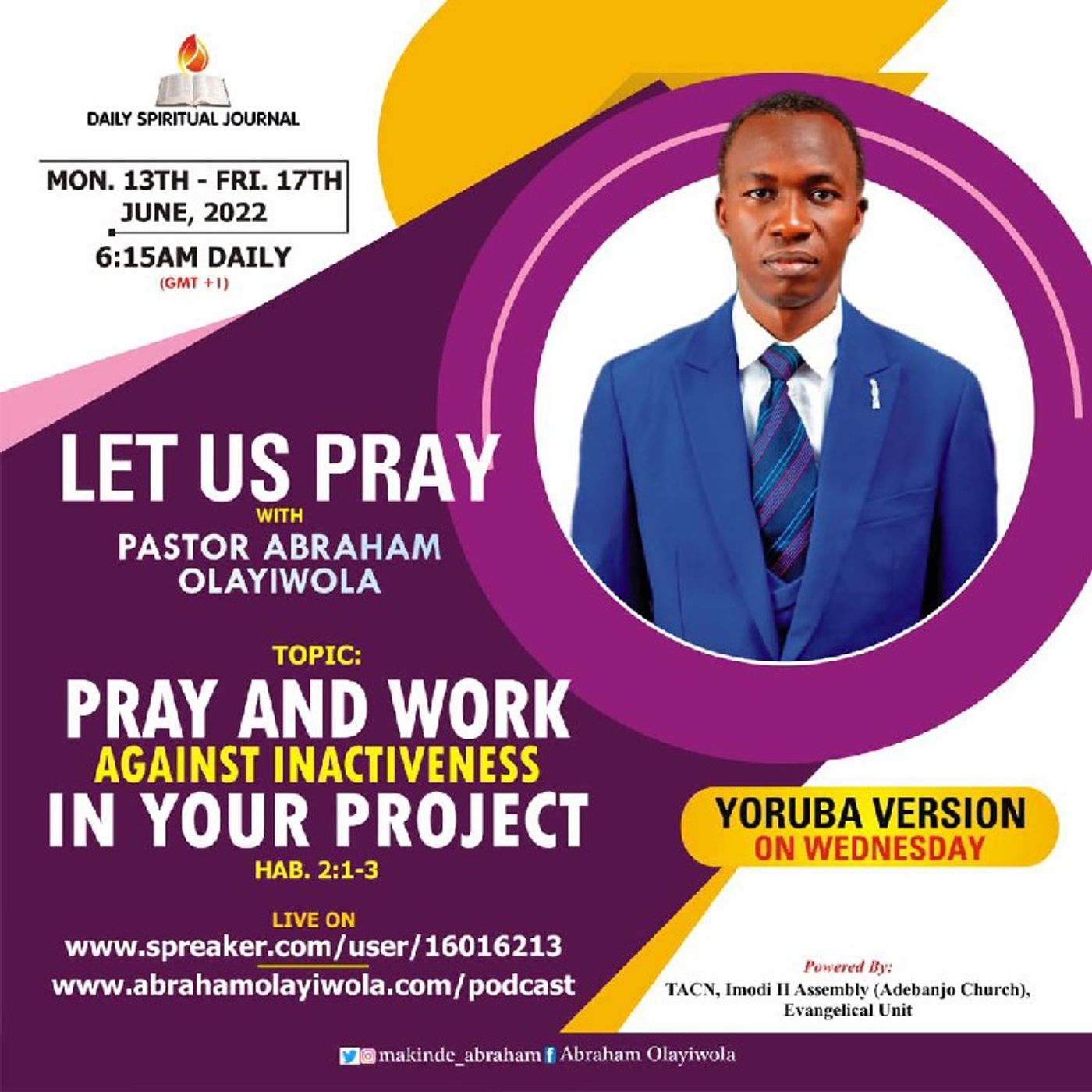 PRAY AND WORK AGAINST INACTIVENESS IN YOUR PROJECT, Vol. 4 episode artwork