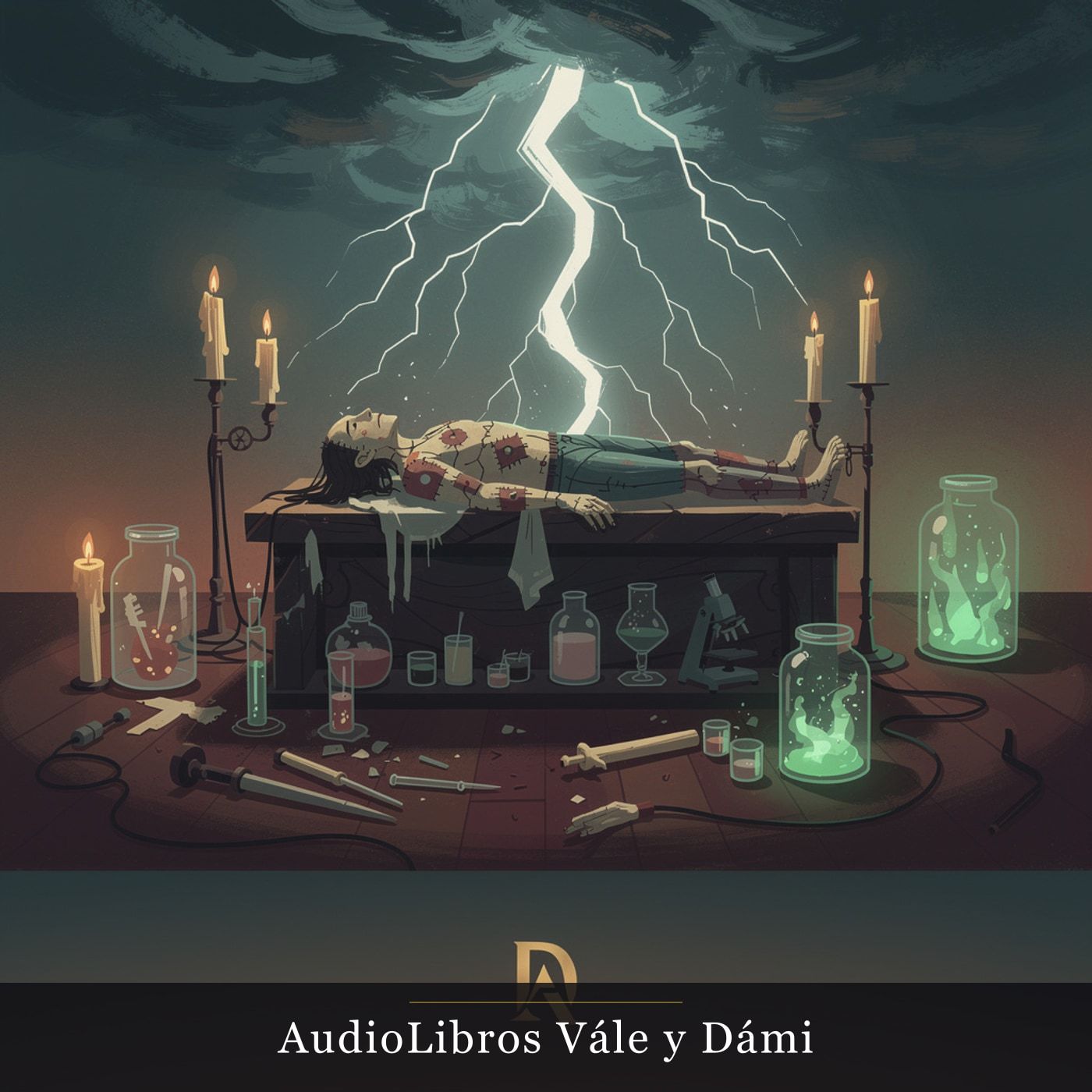 Frankenstein de Mary Shelley podcast artwork