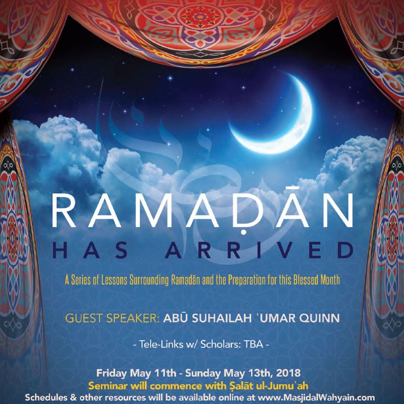 [Seminar] Ramaḍān Has Arrived Umar Quinn
