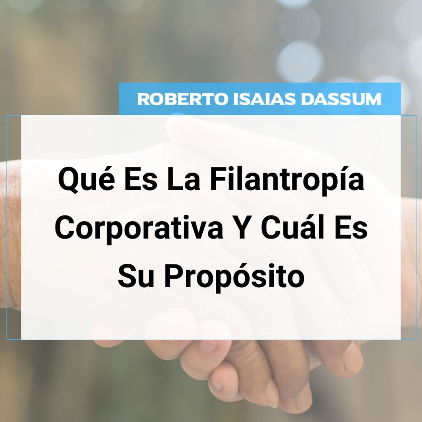 Filantropía