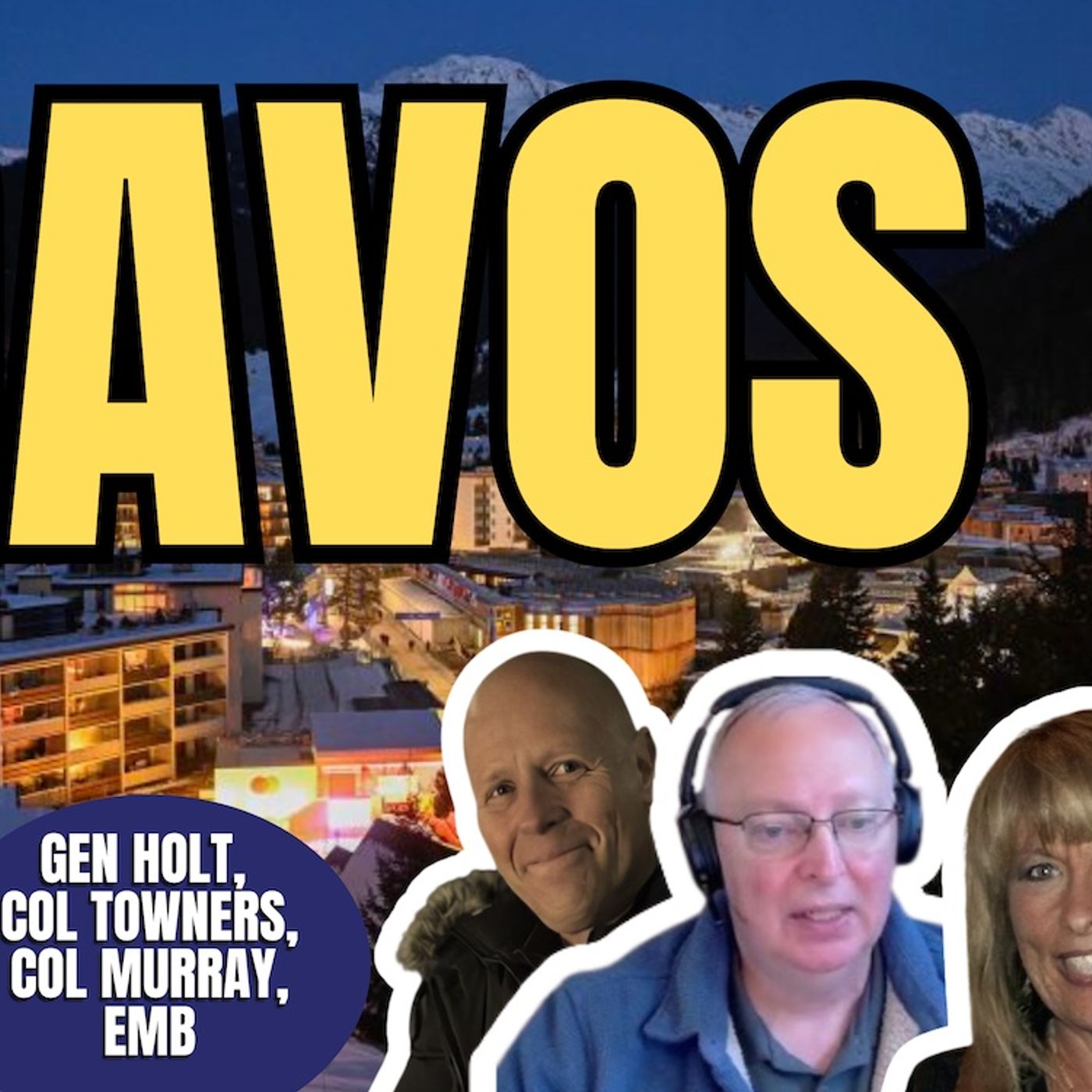 Davos | Col. Towners, Gen. Holt, Col. Murray, EM Burlingame (TPC #1,946)