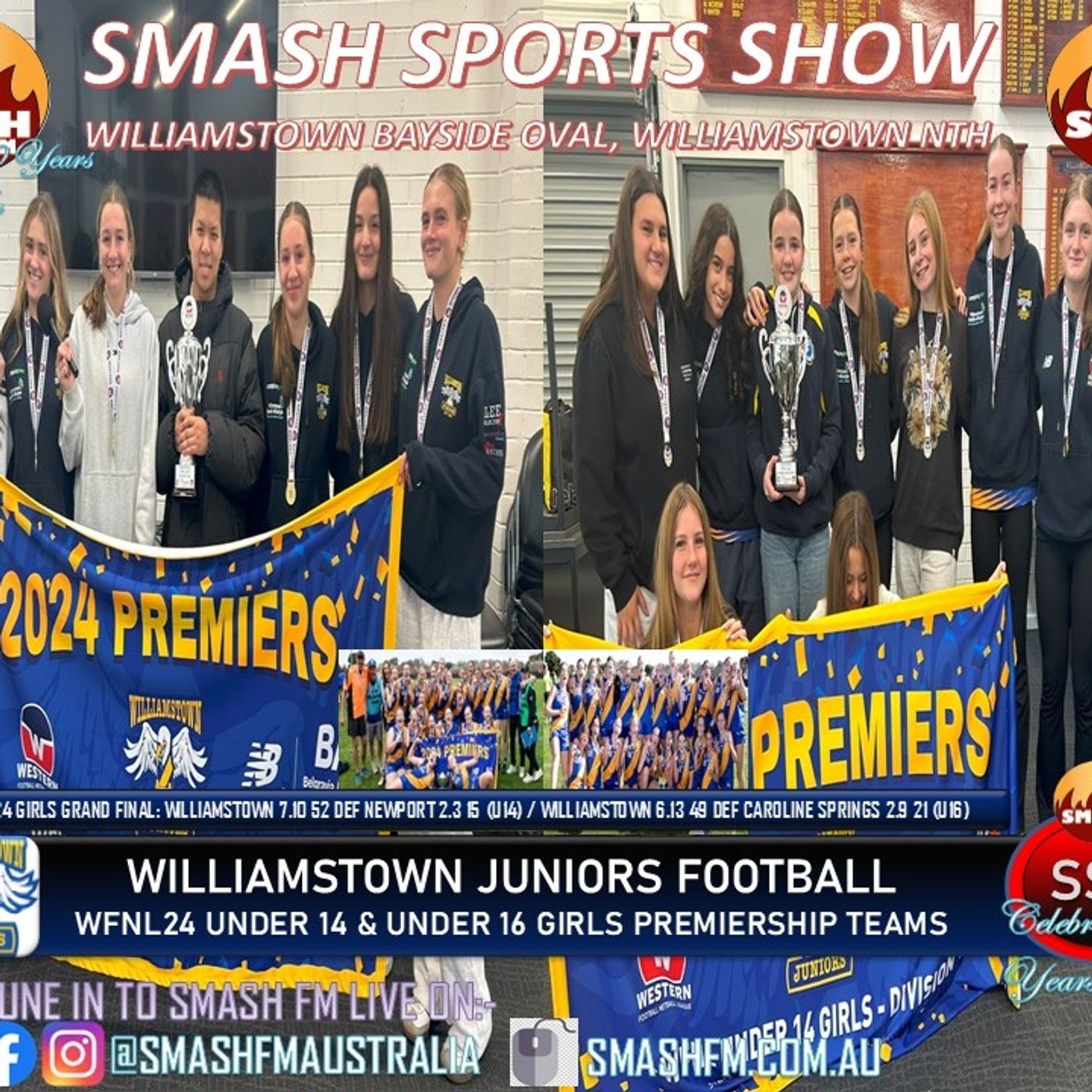 SSS10THYR: Williamstown Juniors FC WRFL24 U14 & U16 Girls Premiership Interviews 071024