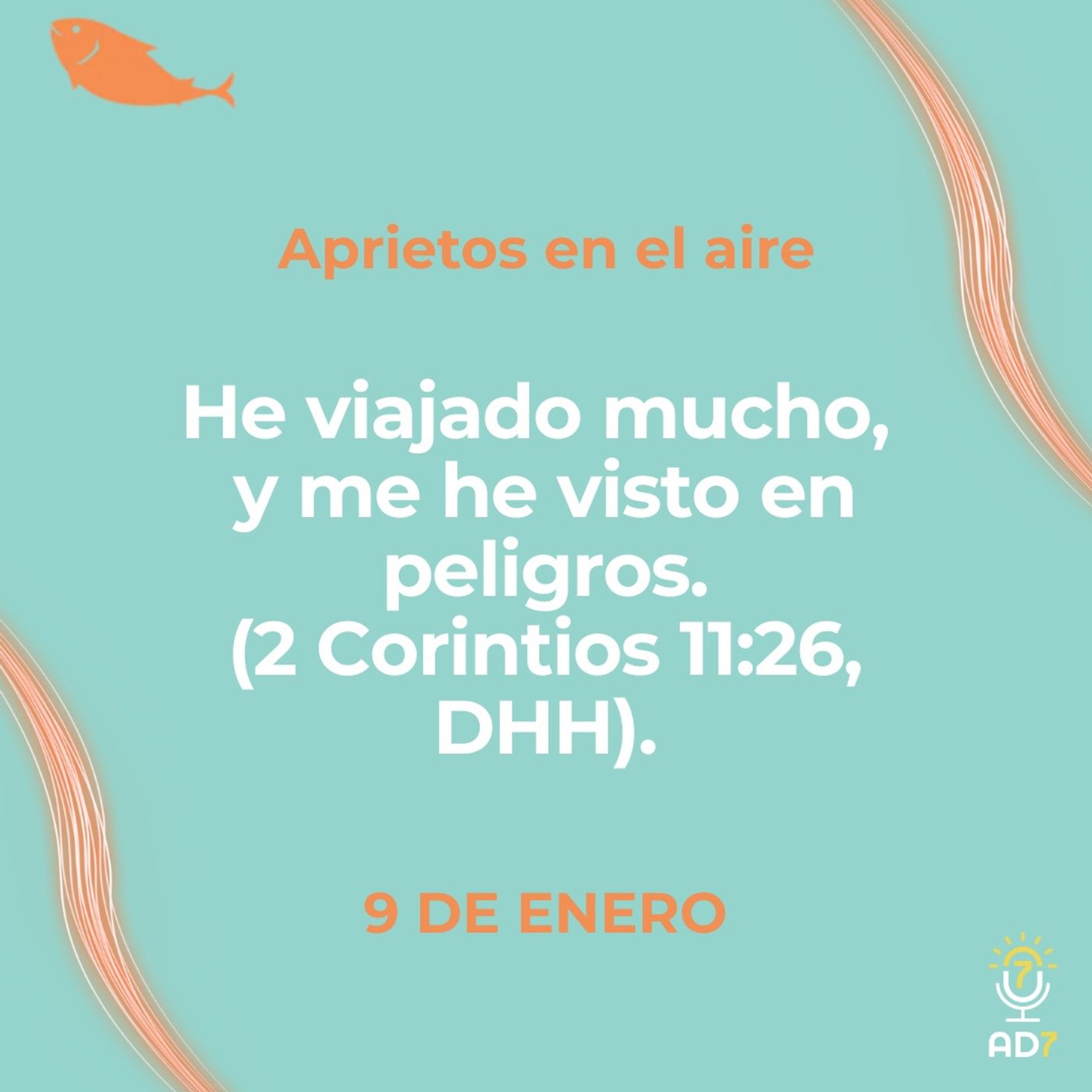 Aprietos en el aire ~ Devocional de Jóvenes ~ 9 de enero 2026