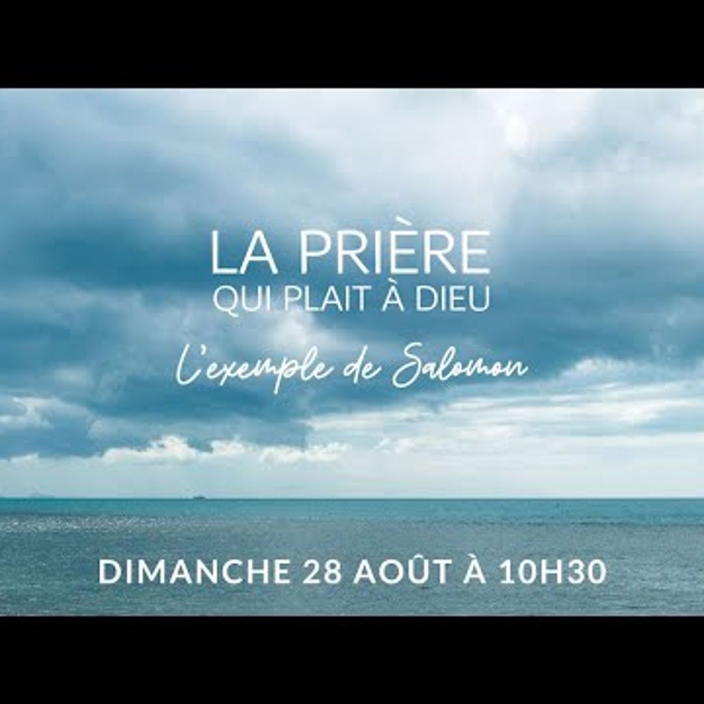 E.D.D. de Pontoise - La prière qui plait à Dieu, l'exemple de Salomon