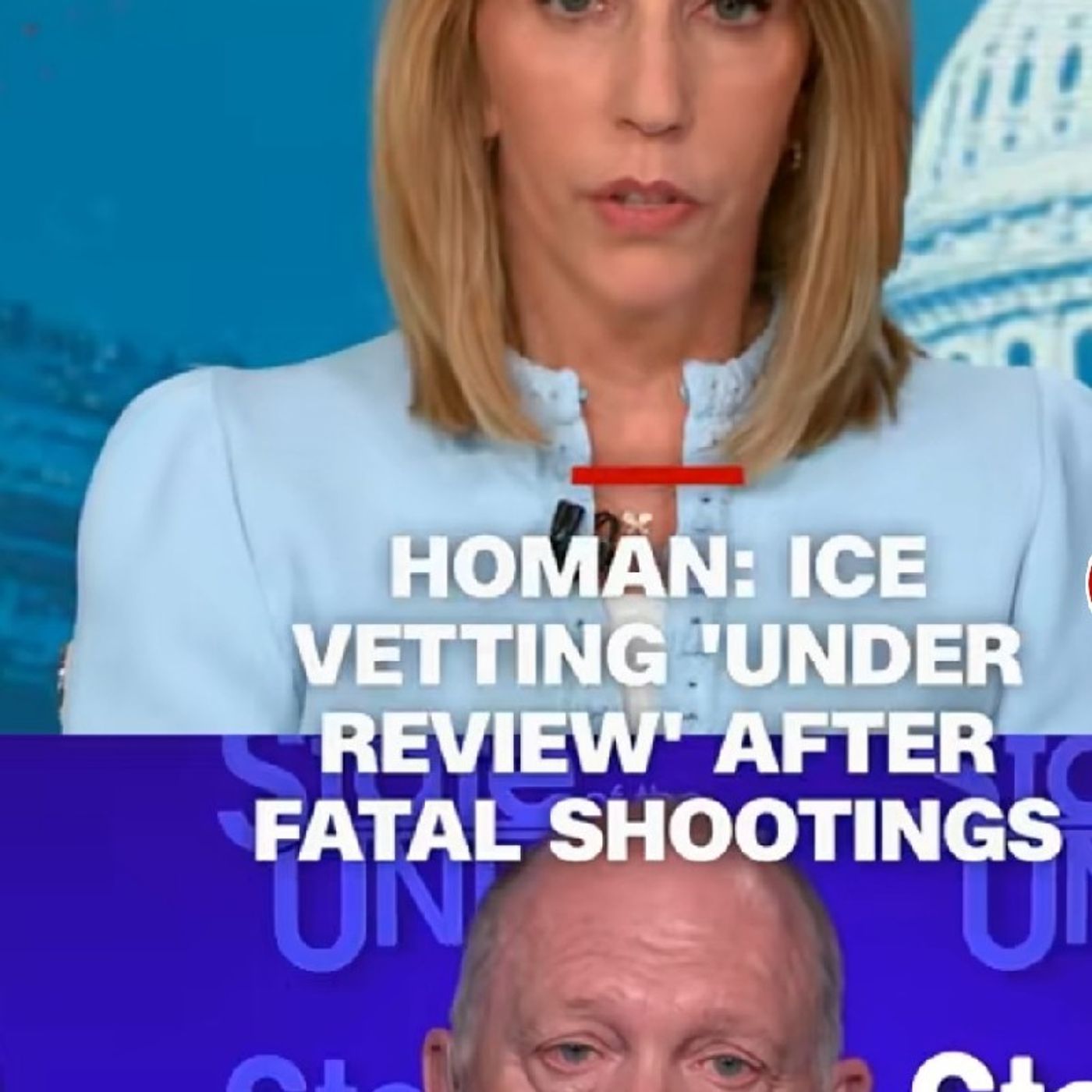 On CNN's State of the Union, Dana Bash questioned White House border czar Tom episode artwork