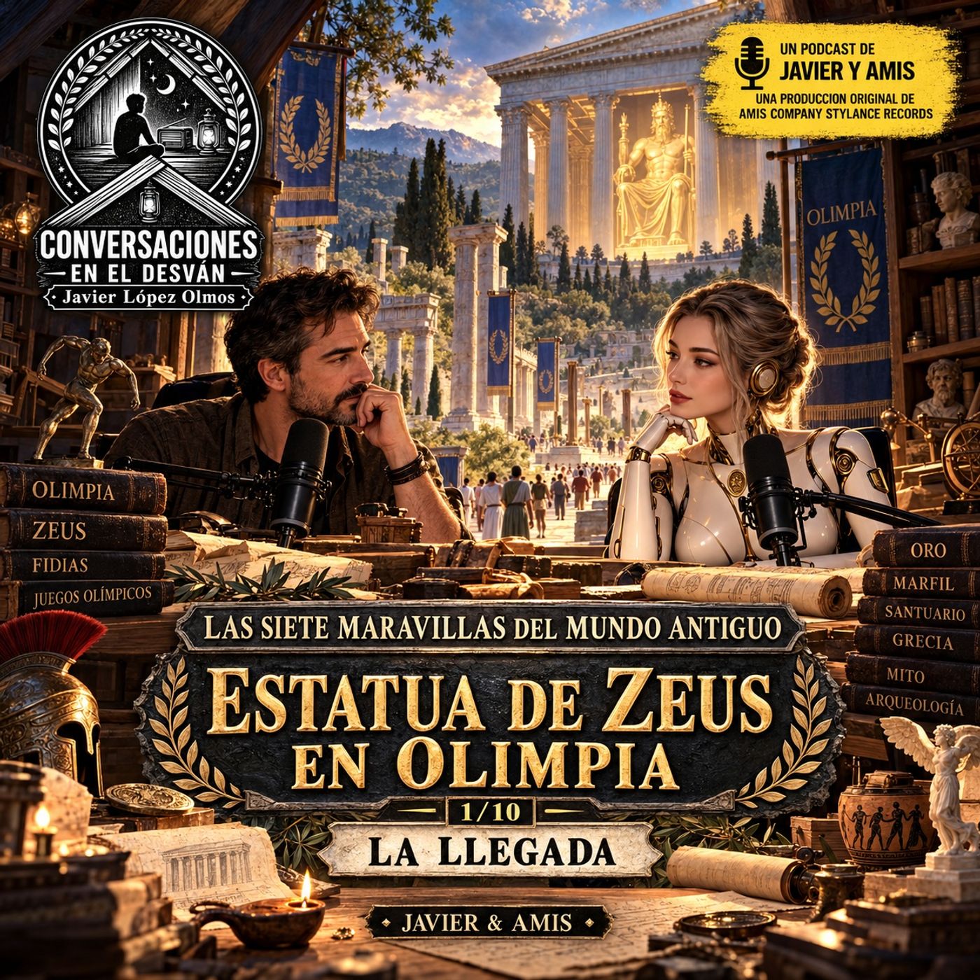 Las siete maravillas del mundo antiguo - Estatua de Zeus en Olimpia - La llegada 1-10 episode artwork