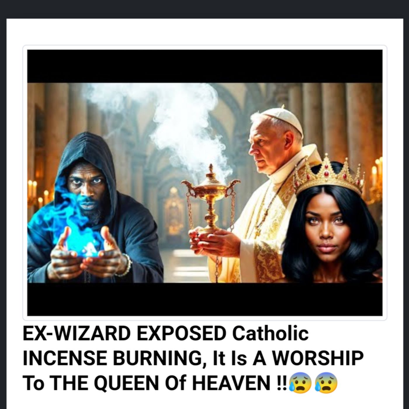 EX-WIZARD EXPOSED Catholic INCENSE BURNING, It Is A WORSHIP To THE QUEEN Of HEAVEN !!😰😰 episode artwork