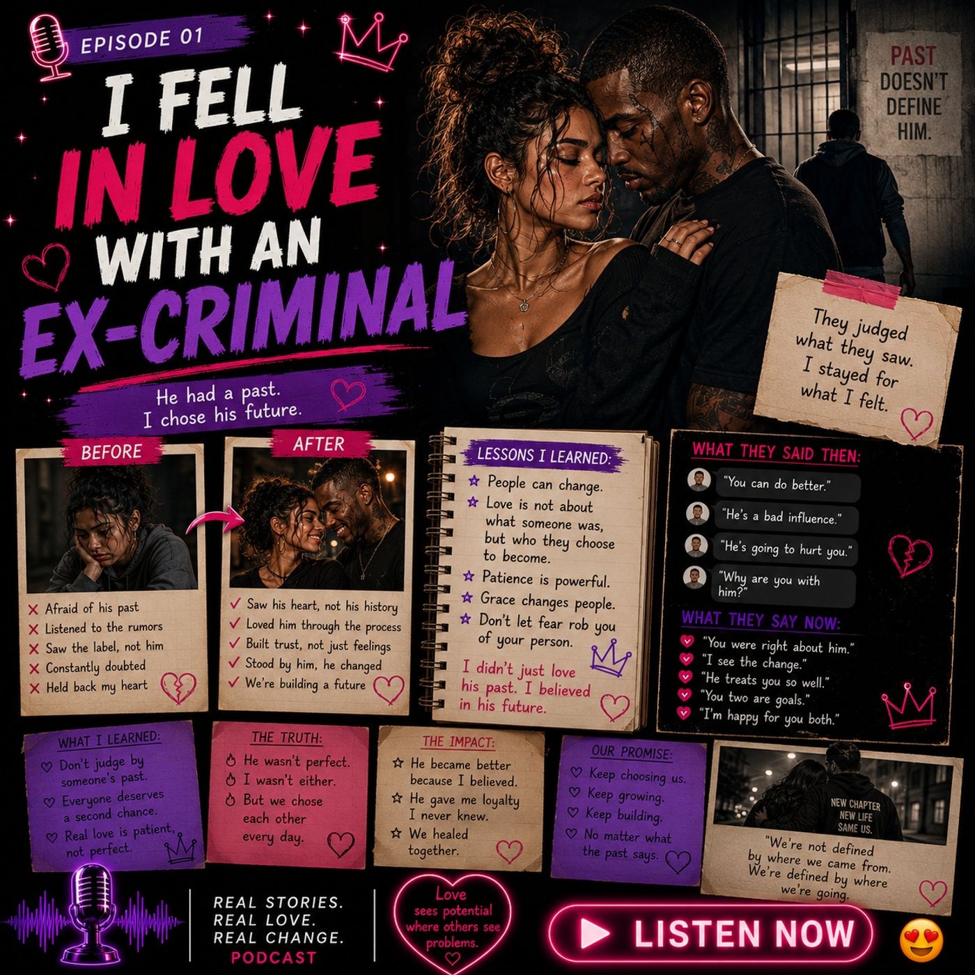 I Fell in Love with an Ex-Criminal|Like and subscribe💕 episode artwork