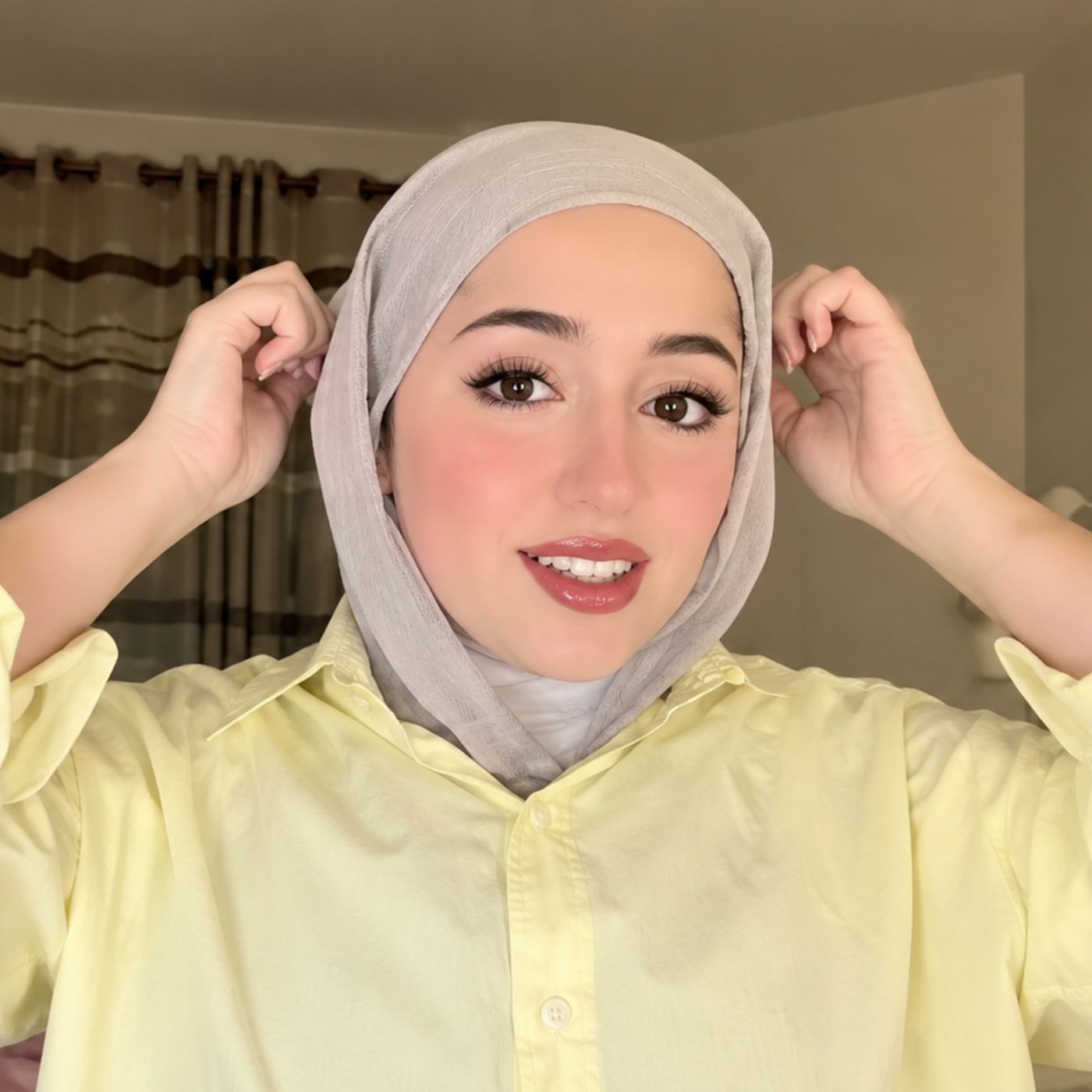 🎀💖 ديما كام تستعرض حجابها الجديد 🧕✨❤️