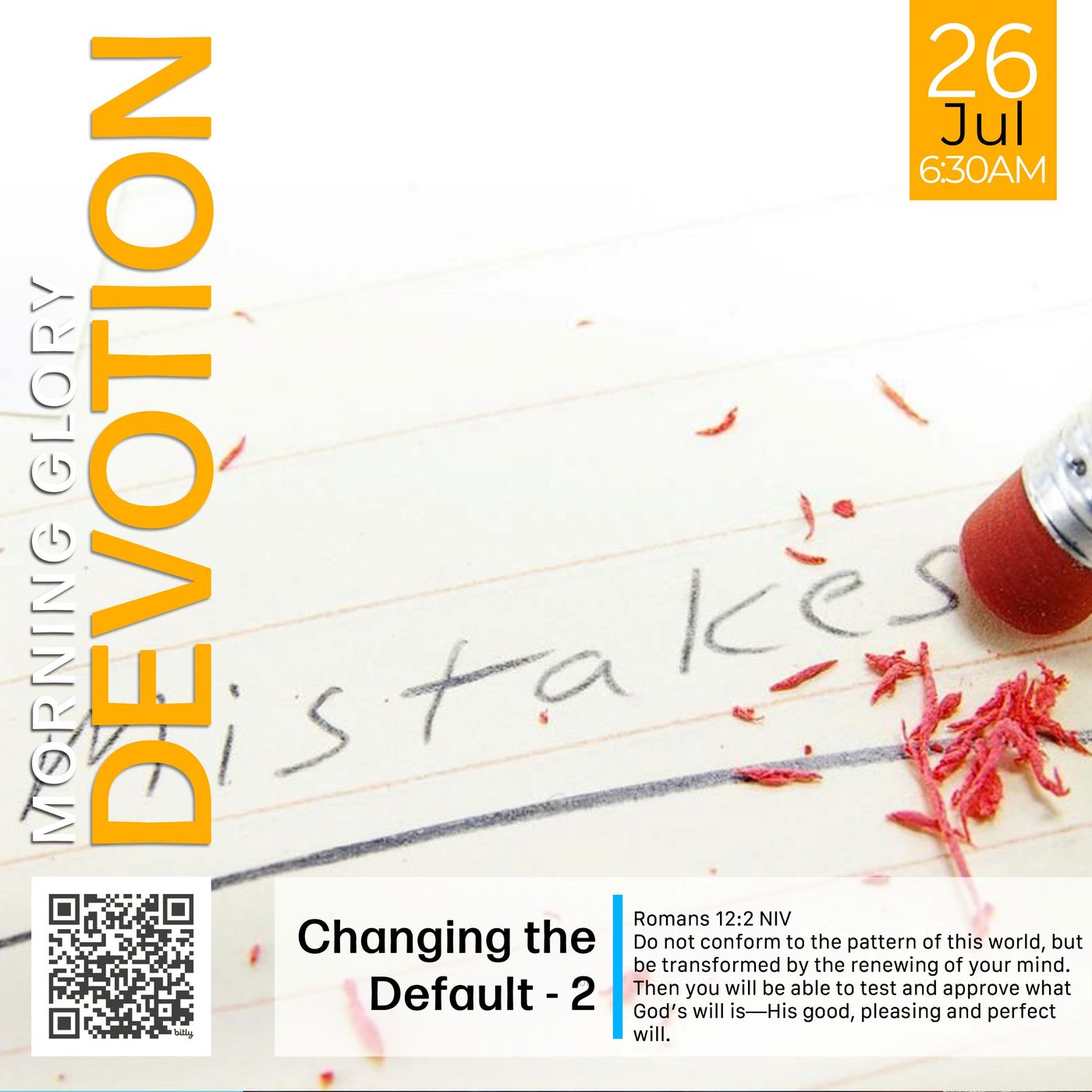 MGD: Changing the Default - 2