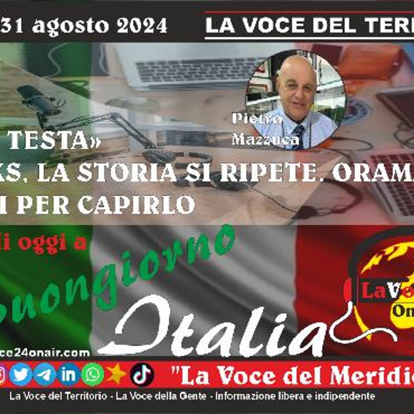 BUONGIORNO ITALIA  Magazine settimanale di approfondimento con ospiti - puntata del 31 agosto 2024 - Parte 2° episode artwork