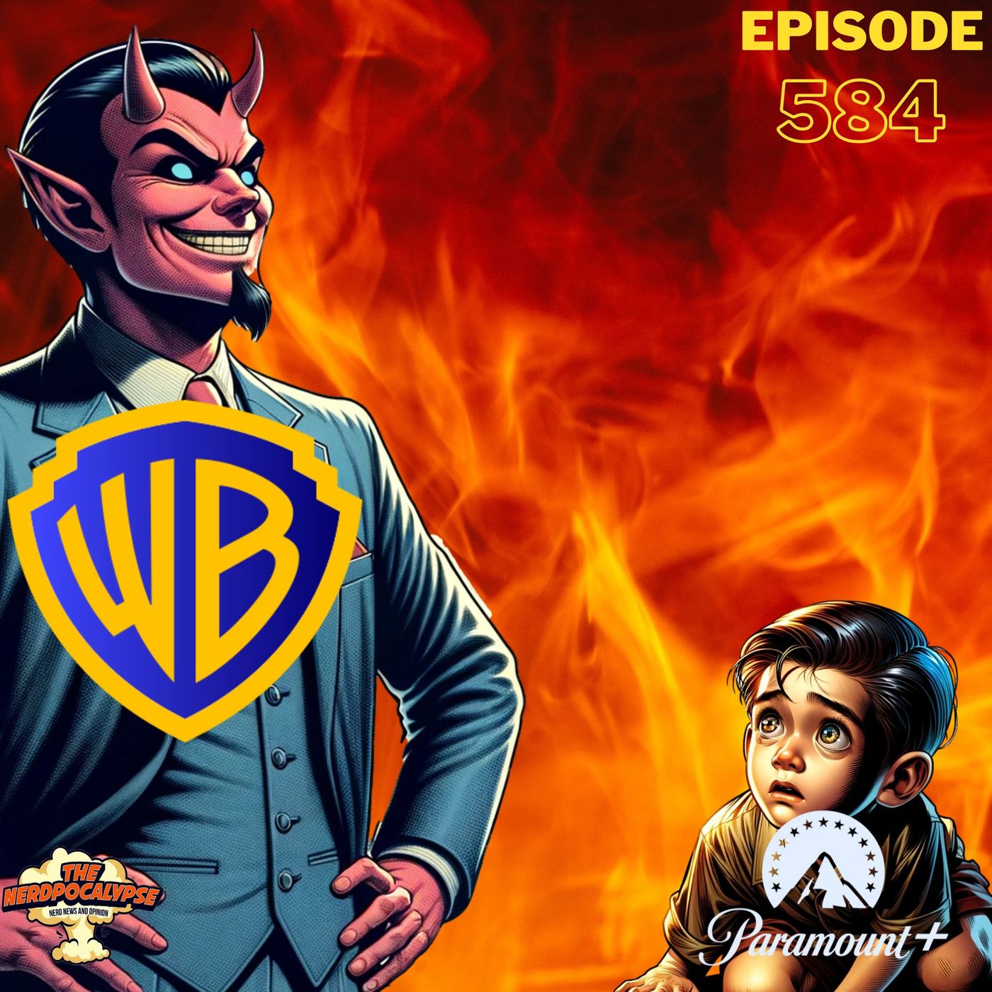 Episode 584: Media Acquisition Gluttony (A24 Projects, Another WB Acquisition, Johnathan Majors Fallout) - podcast episode cover