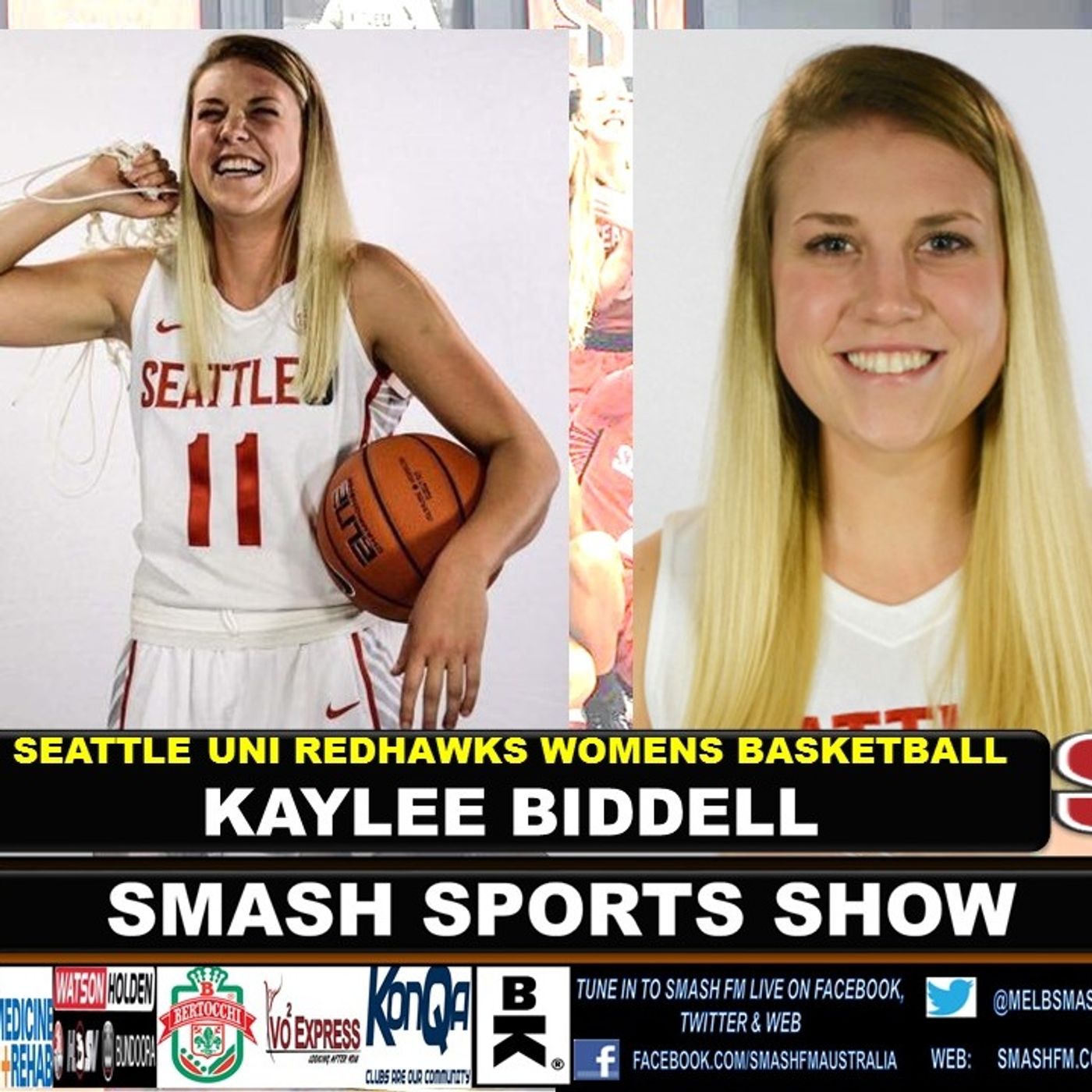 SSS: Seattle Uni WBB Kaylee Biddell on Smash FM 011216 episode artwork