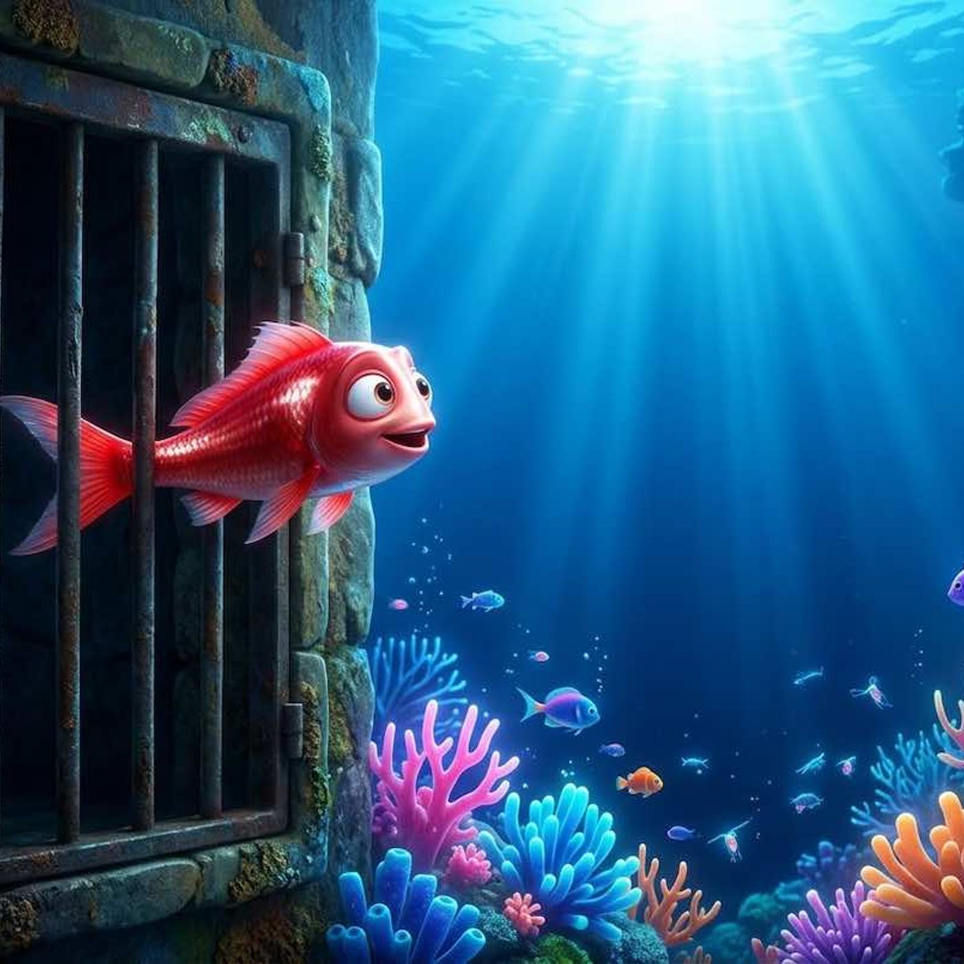 El Pececito Rojo✨ Un Viaje de Evolución Espiritual 🐠