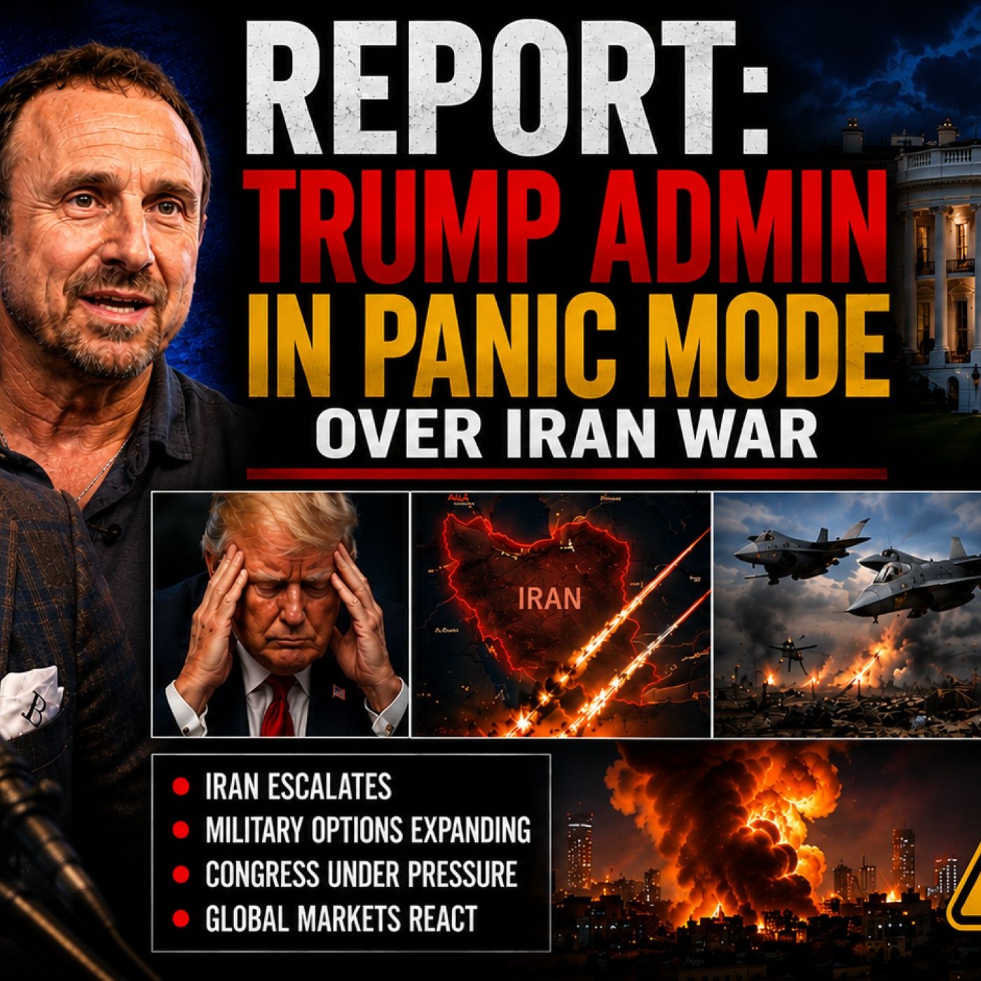 REPORT: Trump Admin in Panic Mode Over Iran War episode artwork