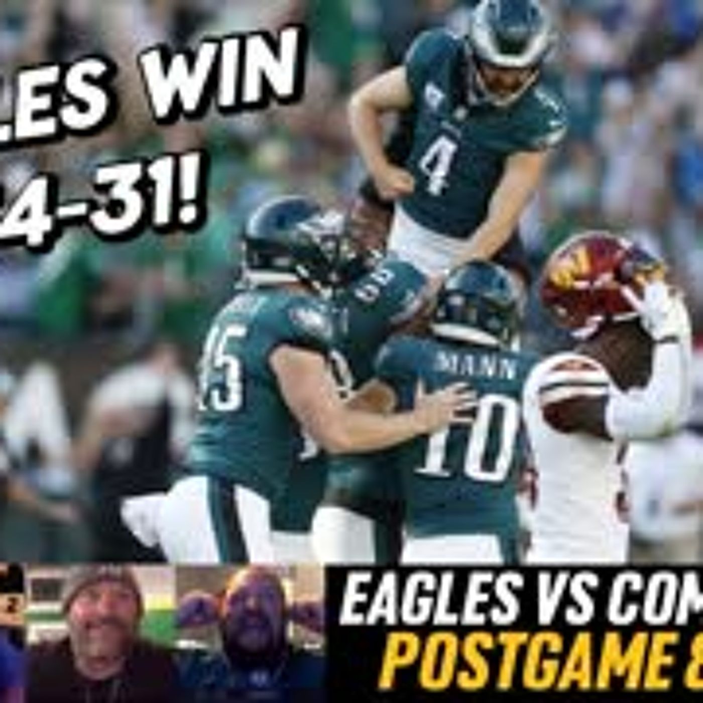 Washington Commanders vs Philadelphia Eagles Game Recap | Agree 2 Disagree | A2D Radio episode artwork