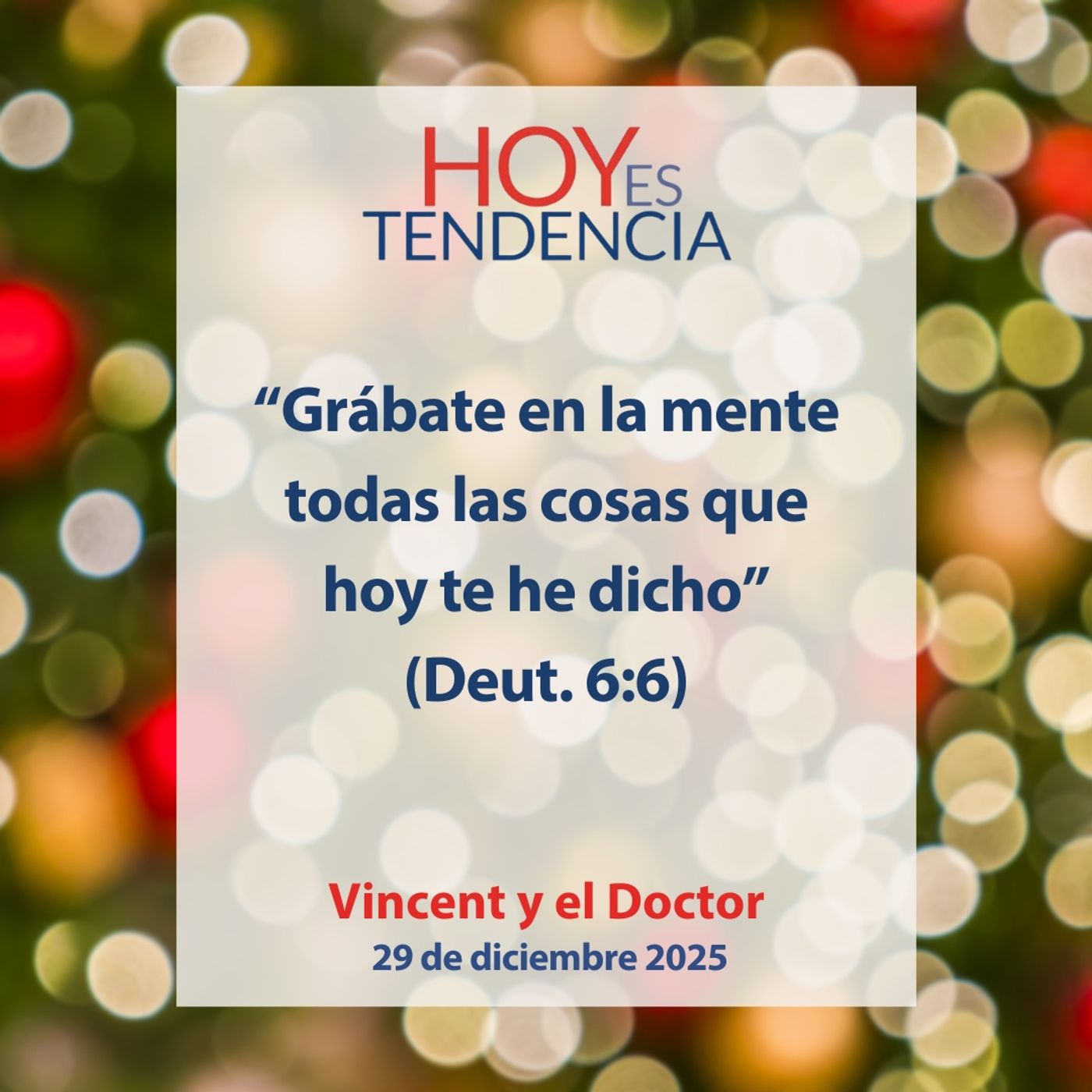 Vincent y el Doctor ~ Devocional de Jóvenes ~ 29 de diciembre 2025