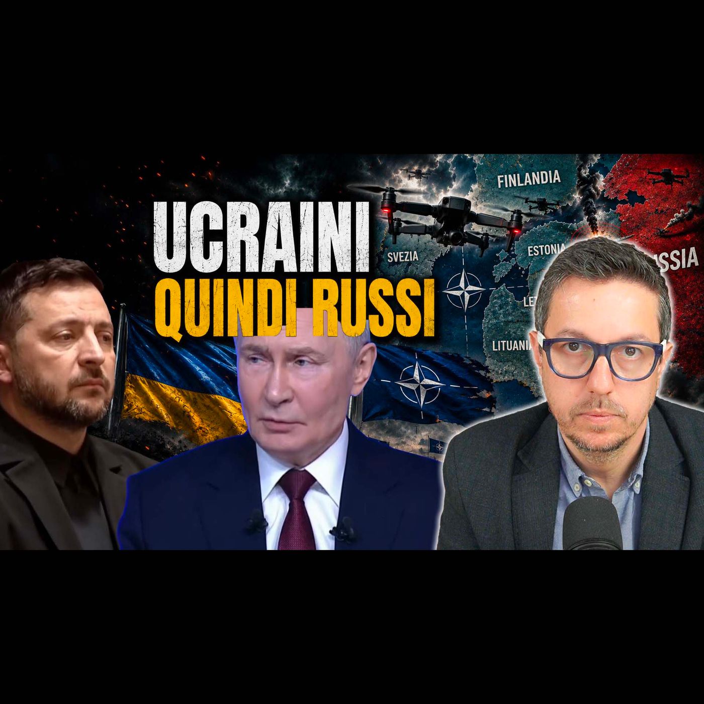 DRONI UCRAINI NEI BALTICI | “MINACCIA RUSSA”