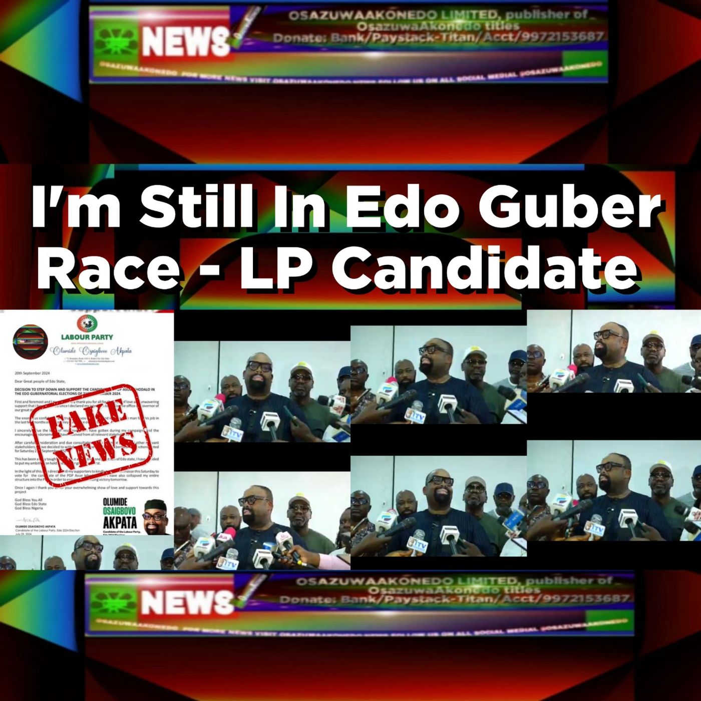 I'm Still In Edo Guber Race - LP Candidate ~ OsazuwaAkonedo episode artwork