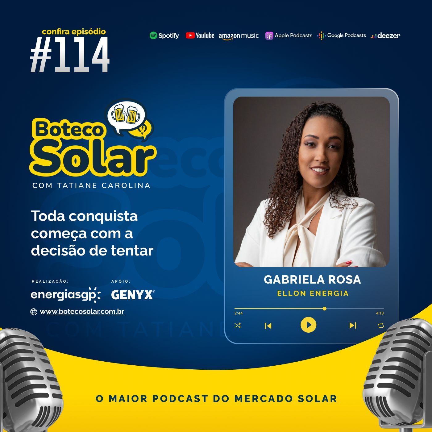 EP114 - Gabriela Rosa | Toda conquista começa com a decisão de tentar