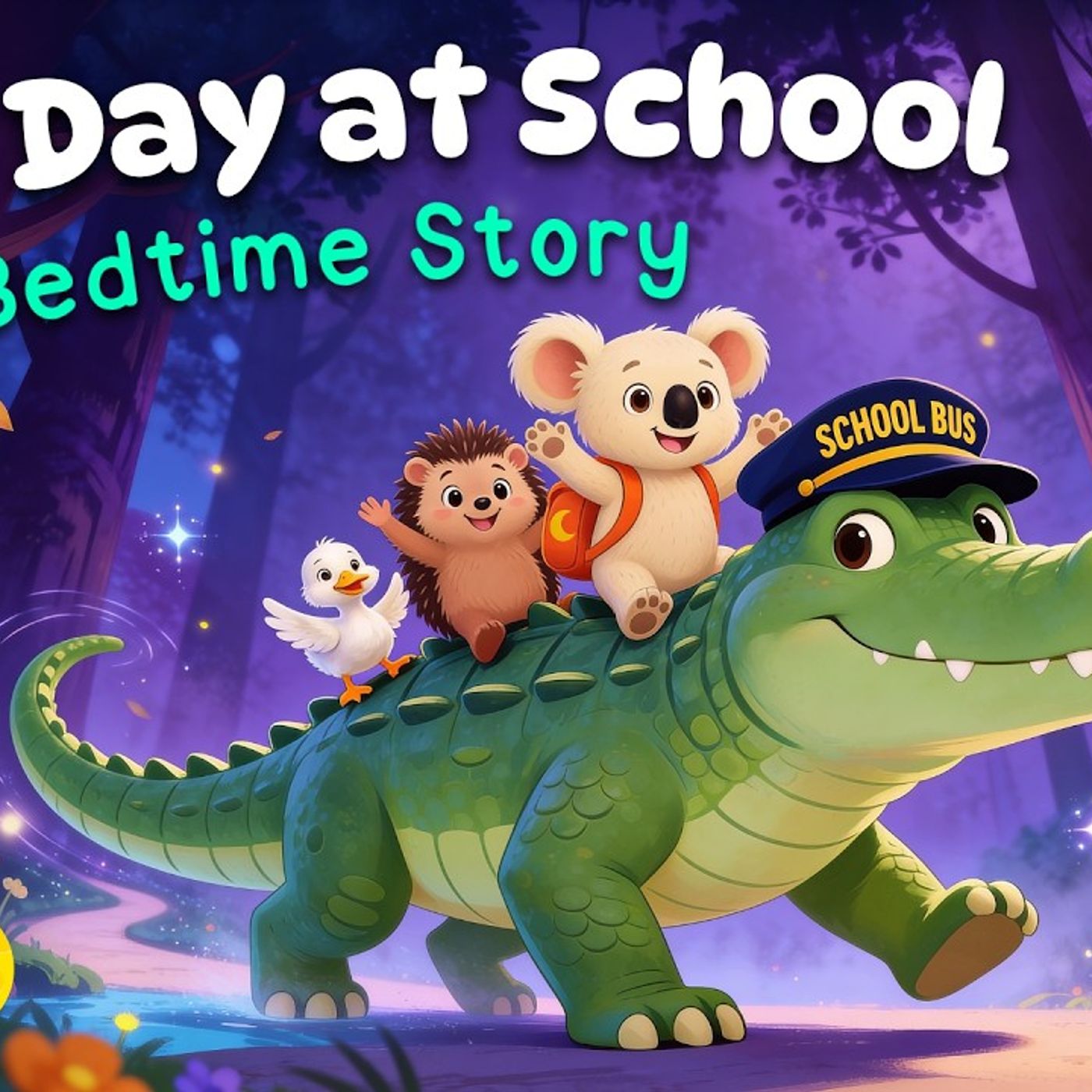 Koko_s First Day at School ✏️ CUTE Toddler Bedtime Story  with Relaxing Baby Sleep Music episode artwork