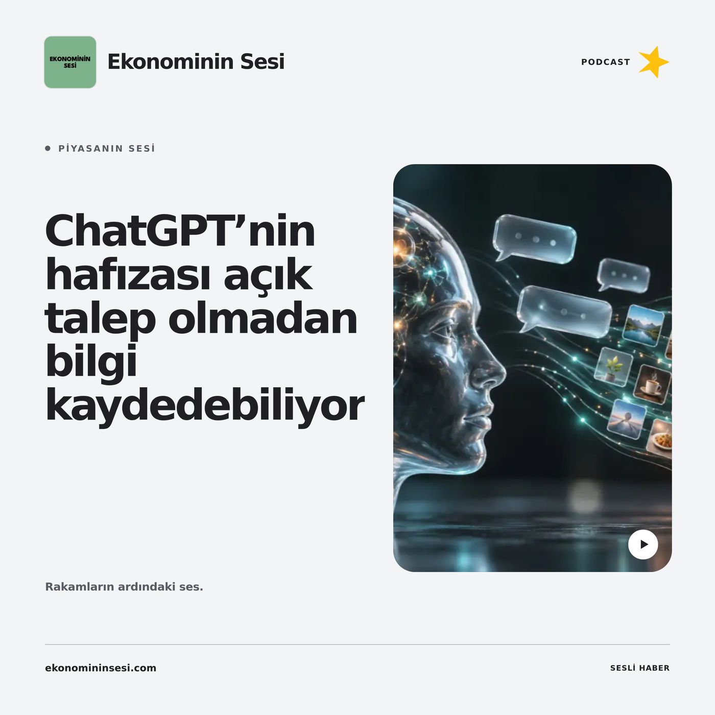 ChatGPT’nin hafızası açık talep olmadan bilgi kaydedebiliyor