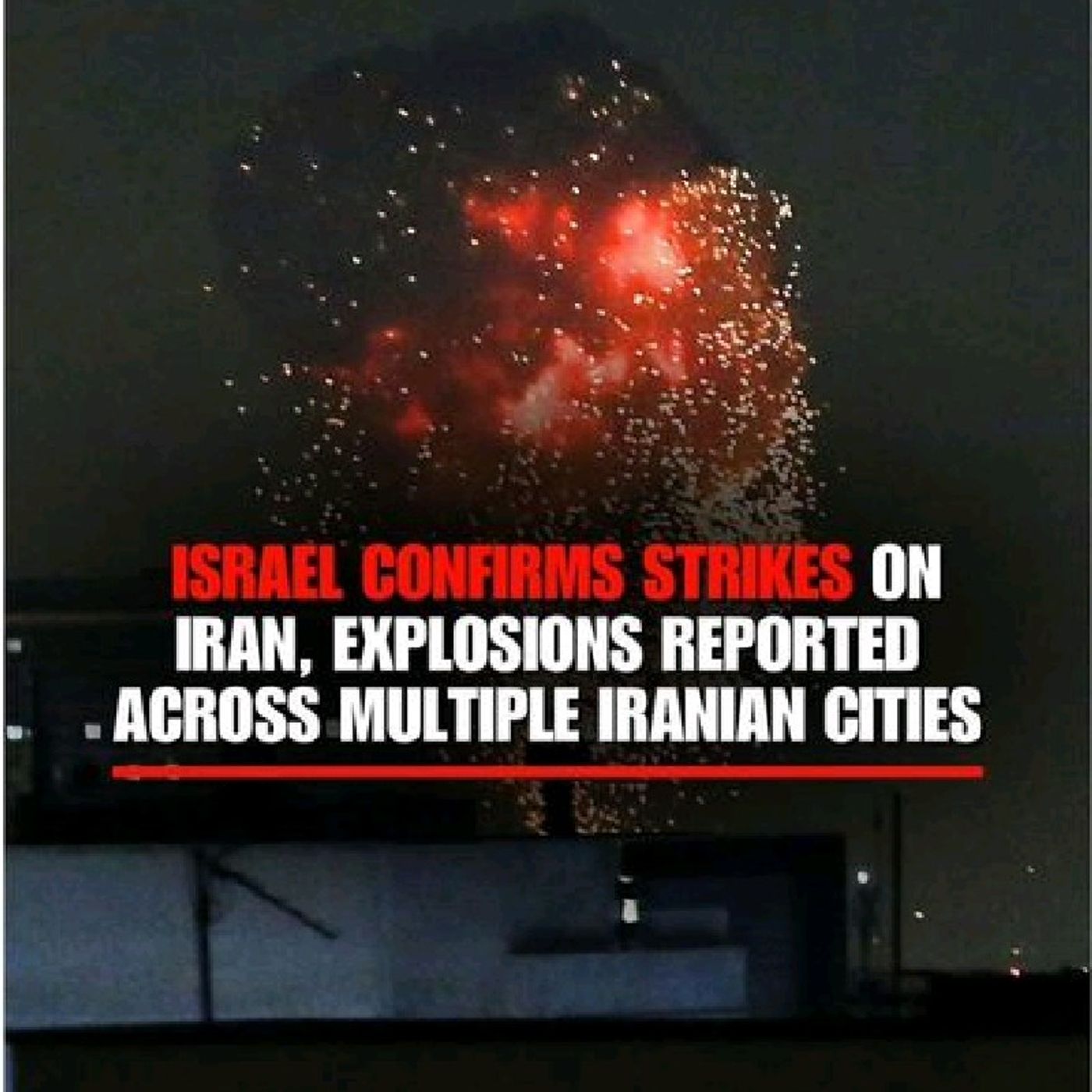 BREAKING: The Israel Defense Forces confirmed it carried out strikes Sunday in western and central Iran. In a statement, the military said episode artwork
