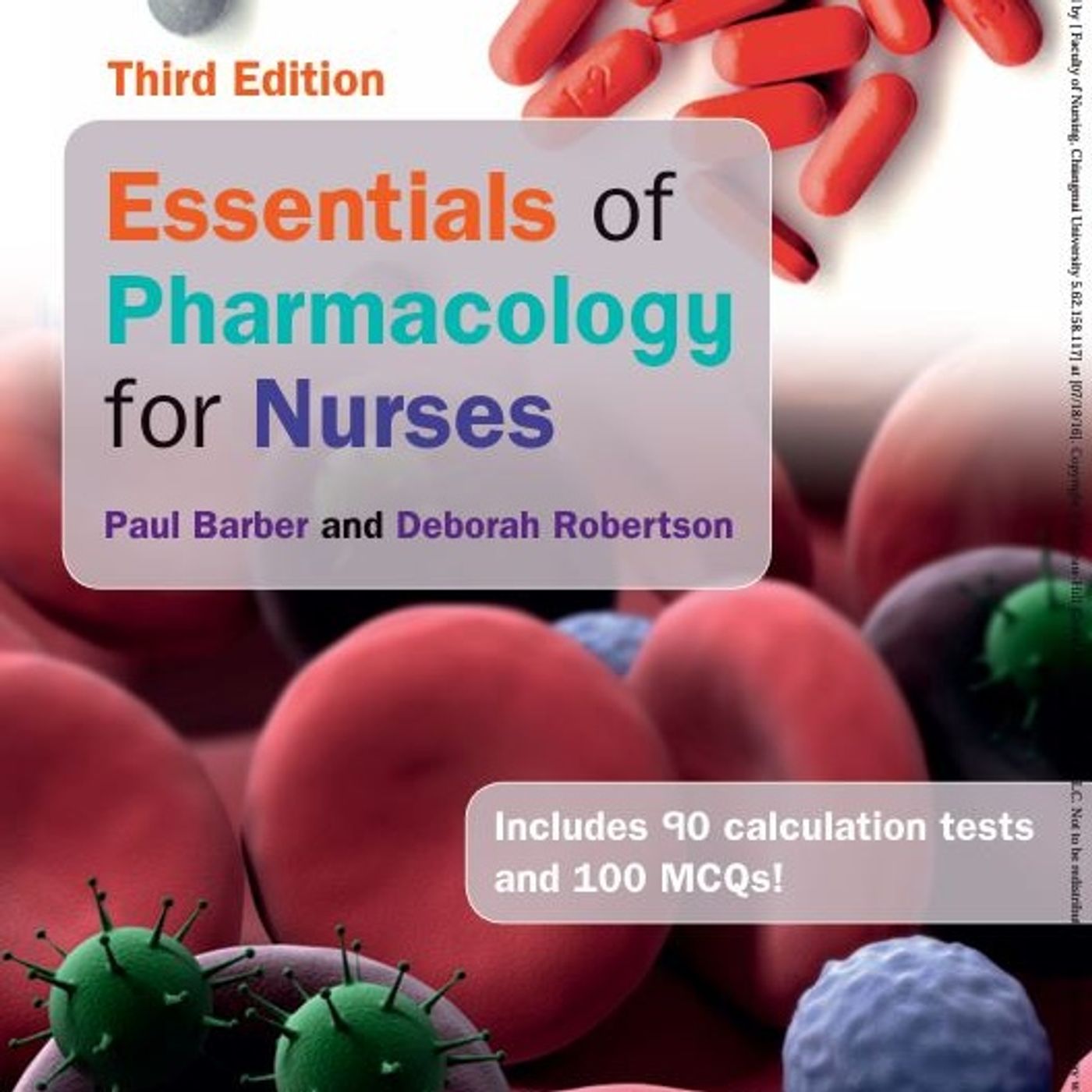 Essentials Of Pharmacology For Nurses Essentials Of Pharmacology For Nurses