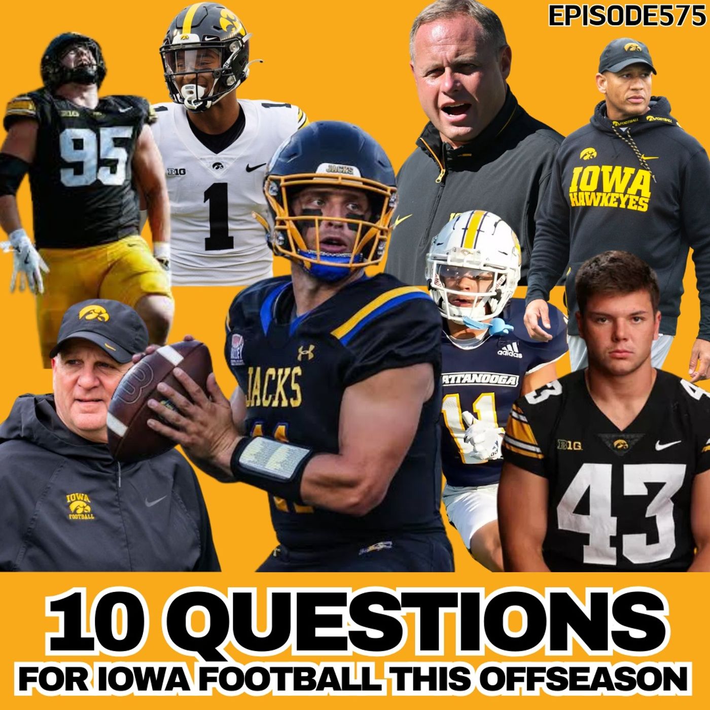 Top 10 Questions For Iowa Football This Off Season | WUW 575