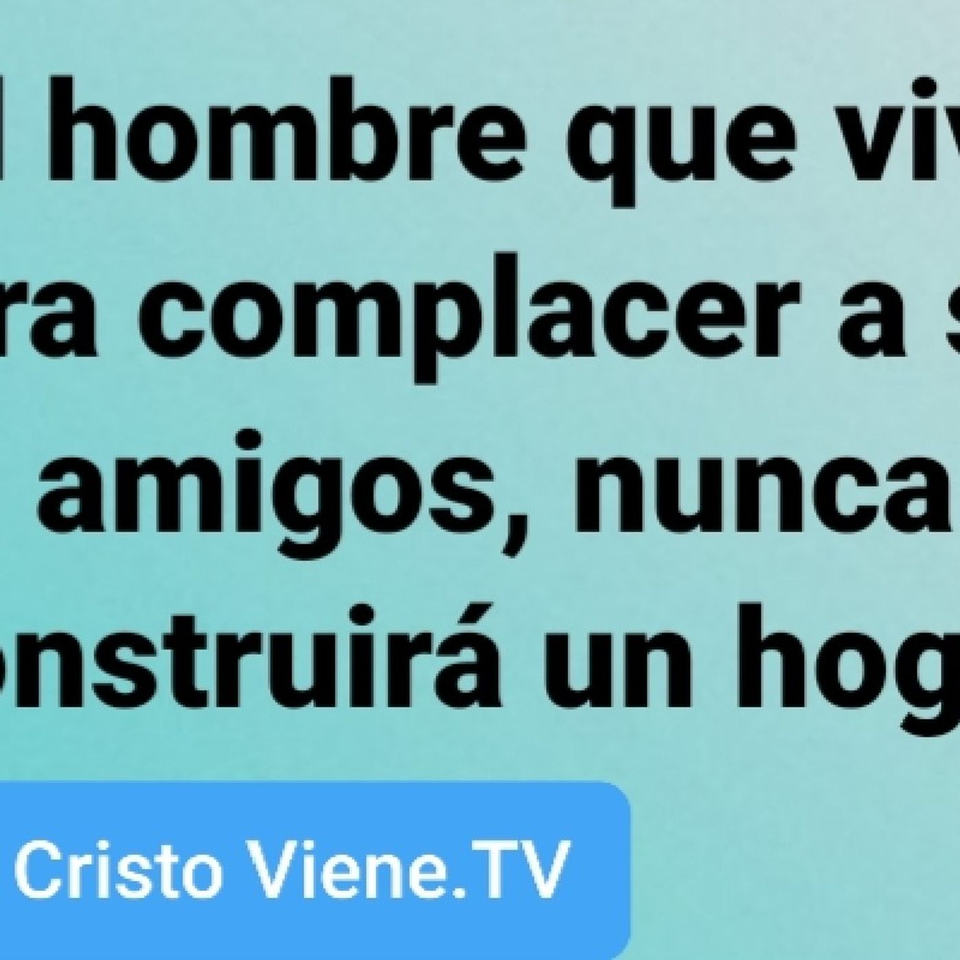PROGRAMAS DE CANAL CRISTO VIENE.TV