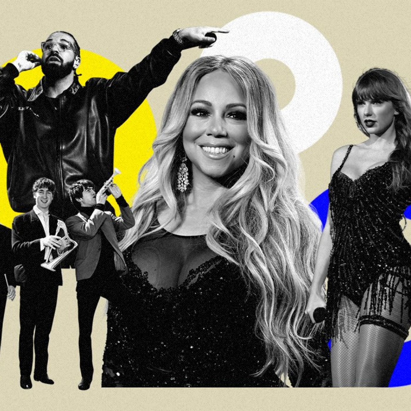 The Beatles, Taylor Swift, Drake, Mariah Carey & More: Acts With the Most Billboard 200 & Hot 100 No. 1s Combined episode artwork