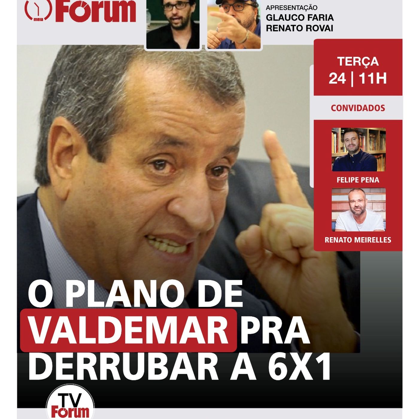 Valdemar da Costa Neto é contra 6x1 e diz que Flávio Bolsonaro pode se eleger no 1° turno | 24.2.26