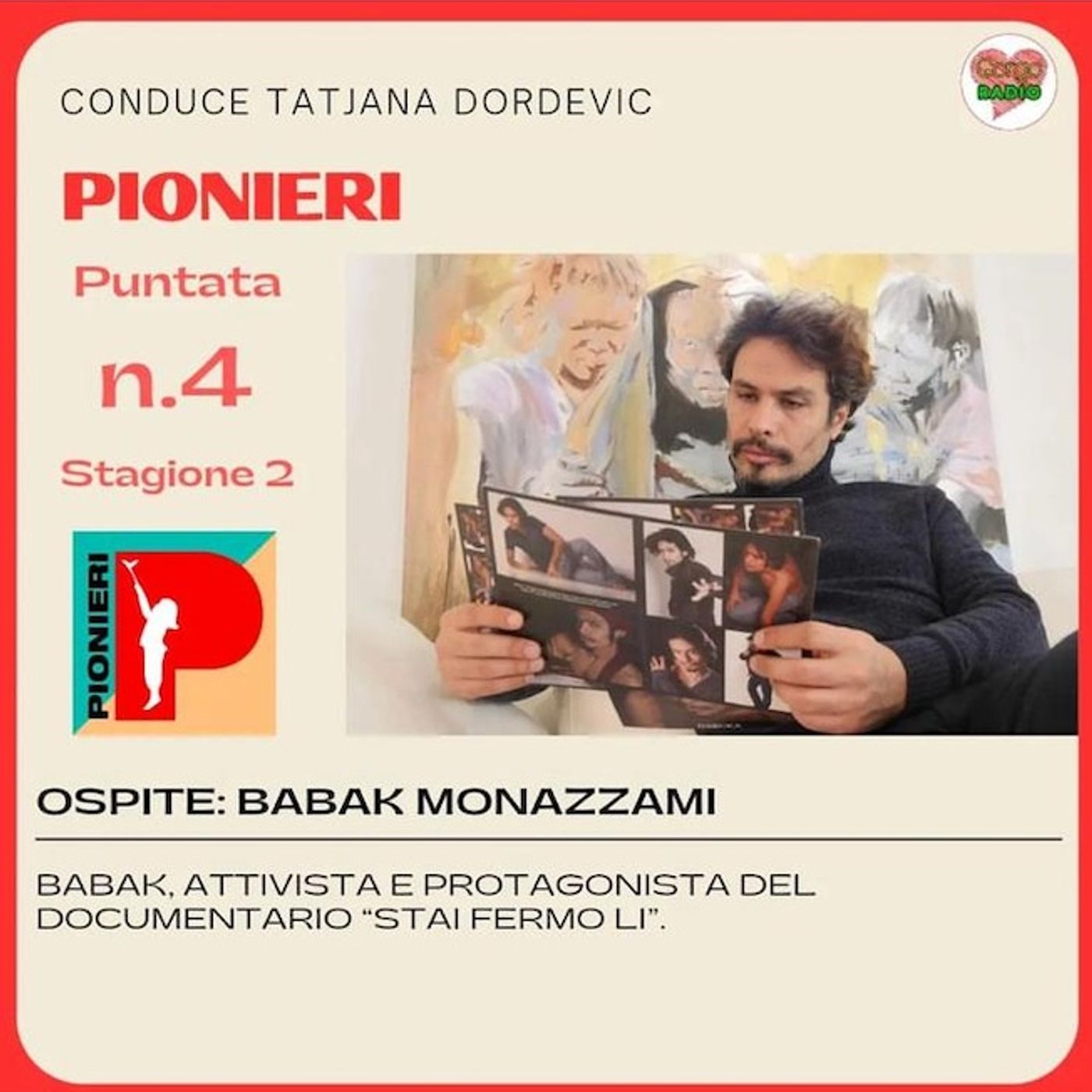 Babak Monazzami, interevista ad attivista e protagonista del documentario "Stai fermo li" episode artwork