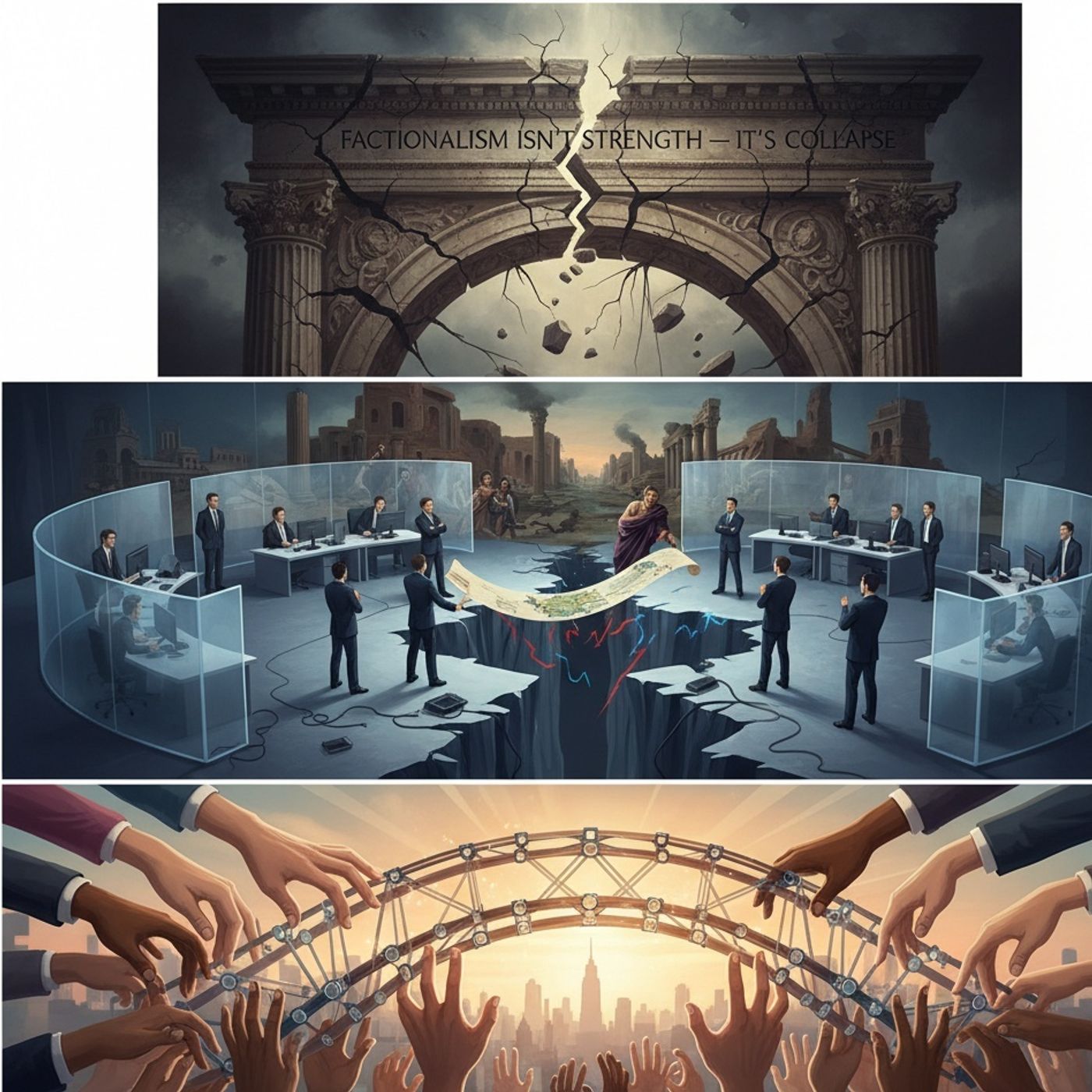 "Factionalism isn't strength—it's Collapse.