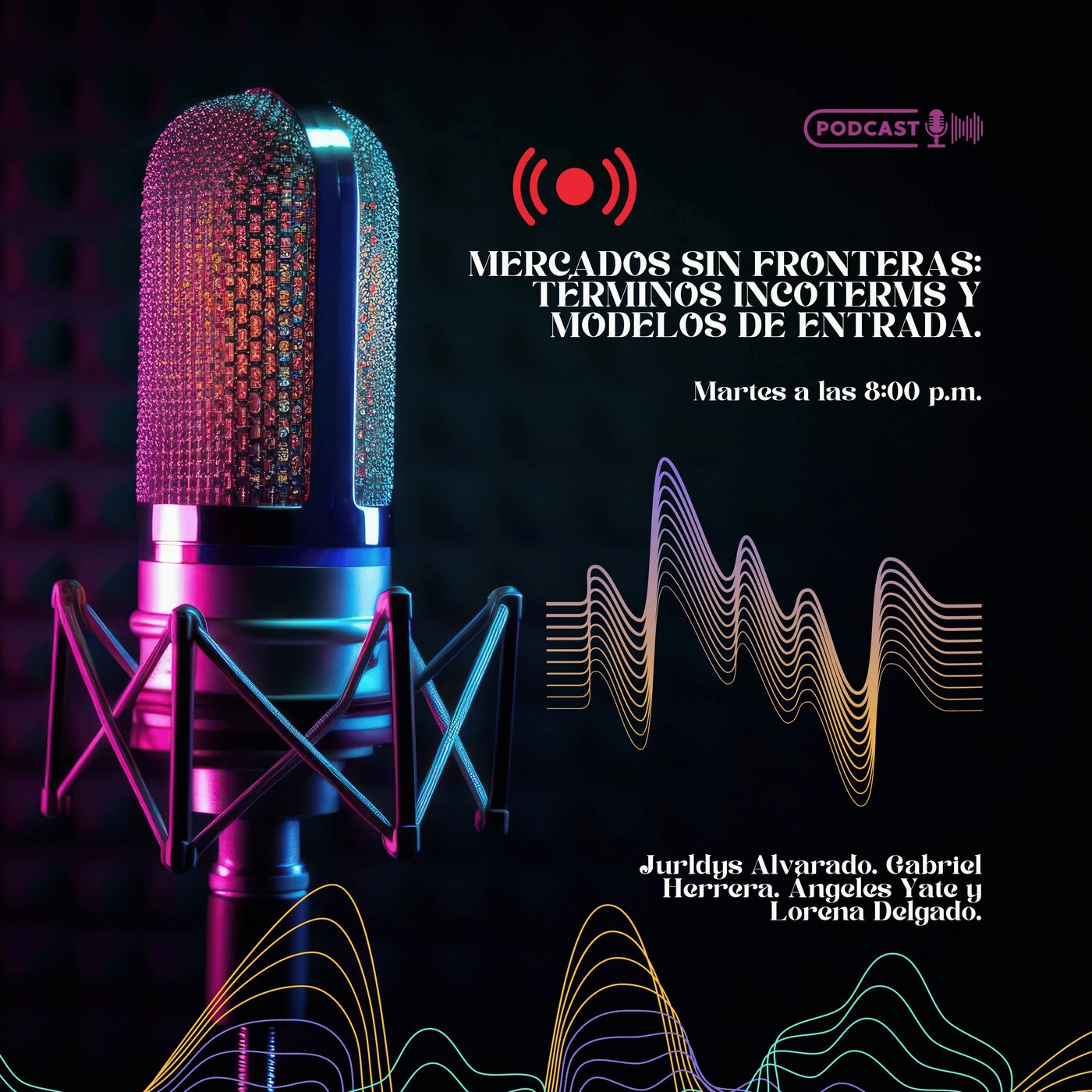 Términos incoterms y las estrategias y formas de entrada a los mercados internacionales. podcast artwork