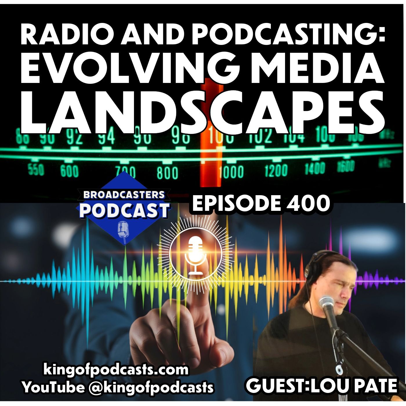Radio and Podcasting: Evolving Media Landscapes with Lou Pate (Episode 400)